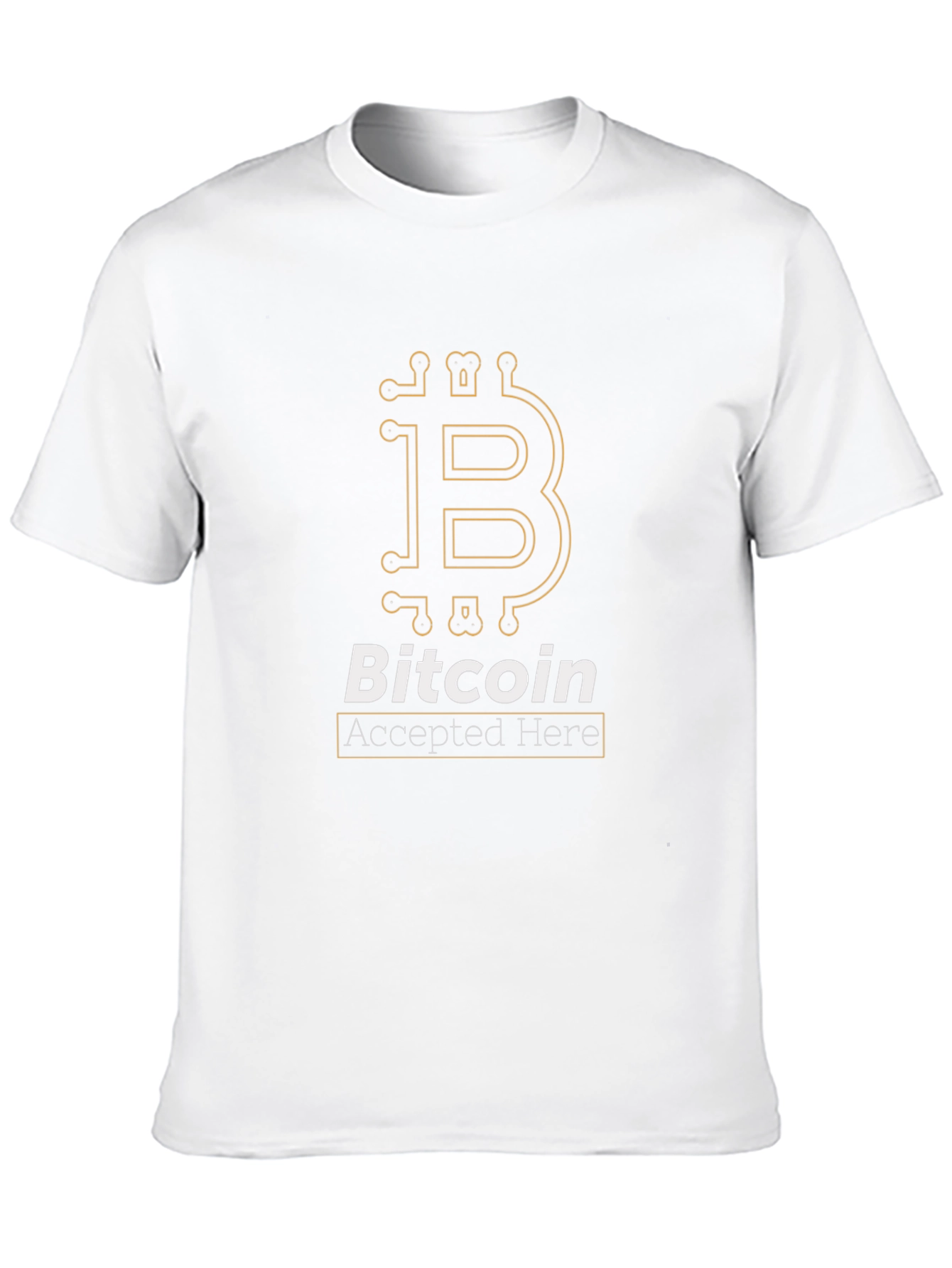 Bitcoin Accepted Here Black T-Shirt