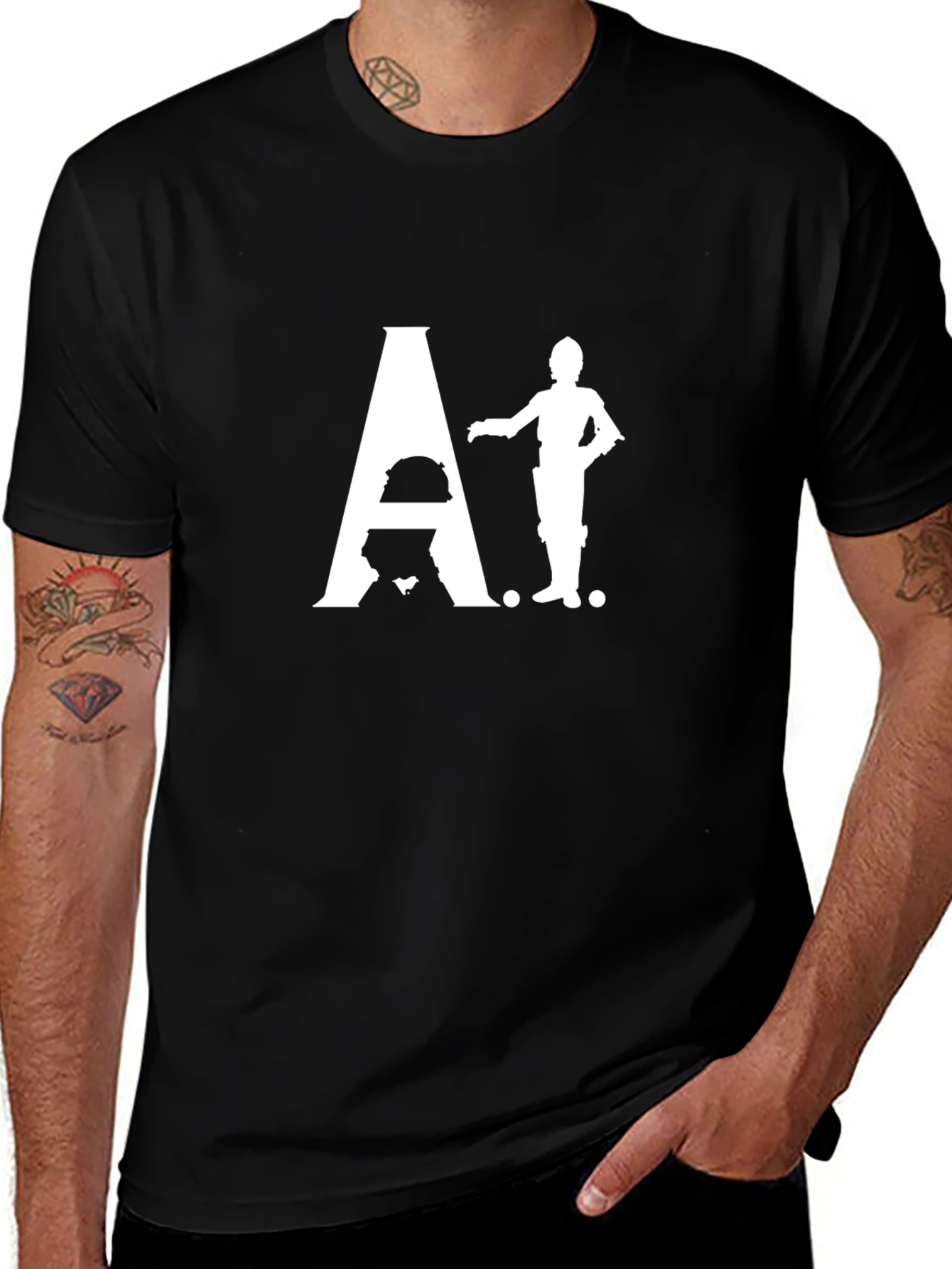 Droid Duo Tee - Sci-Fi Style