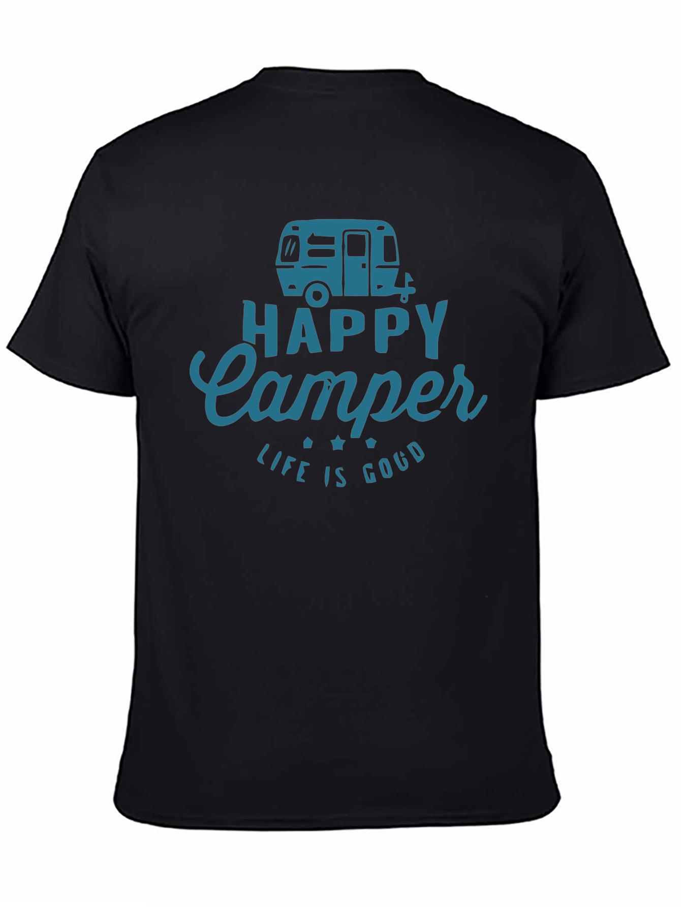 Happy Camper Graphic Tee - Camping Adventure Shirt