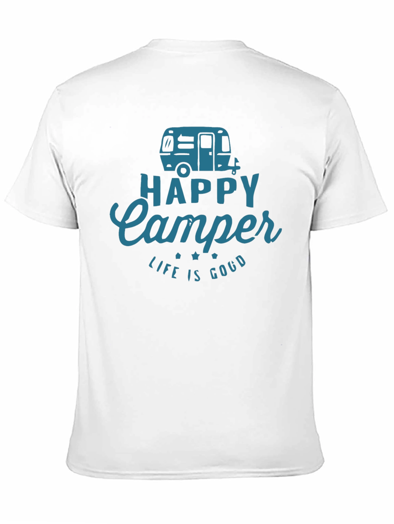 Happy Camper Graphic Tee - Camping Adventure Shirt