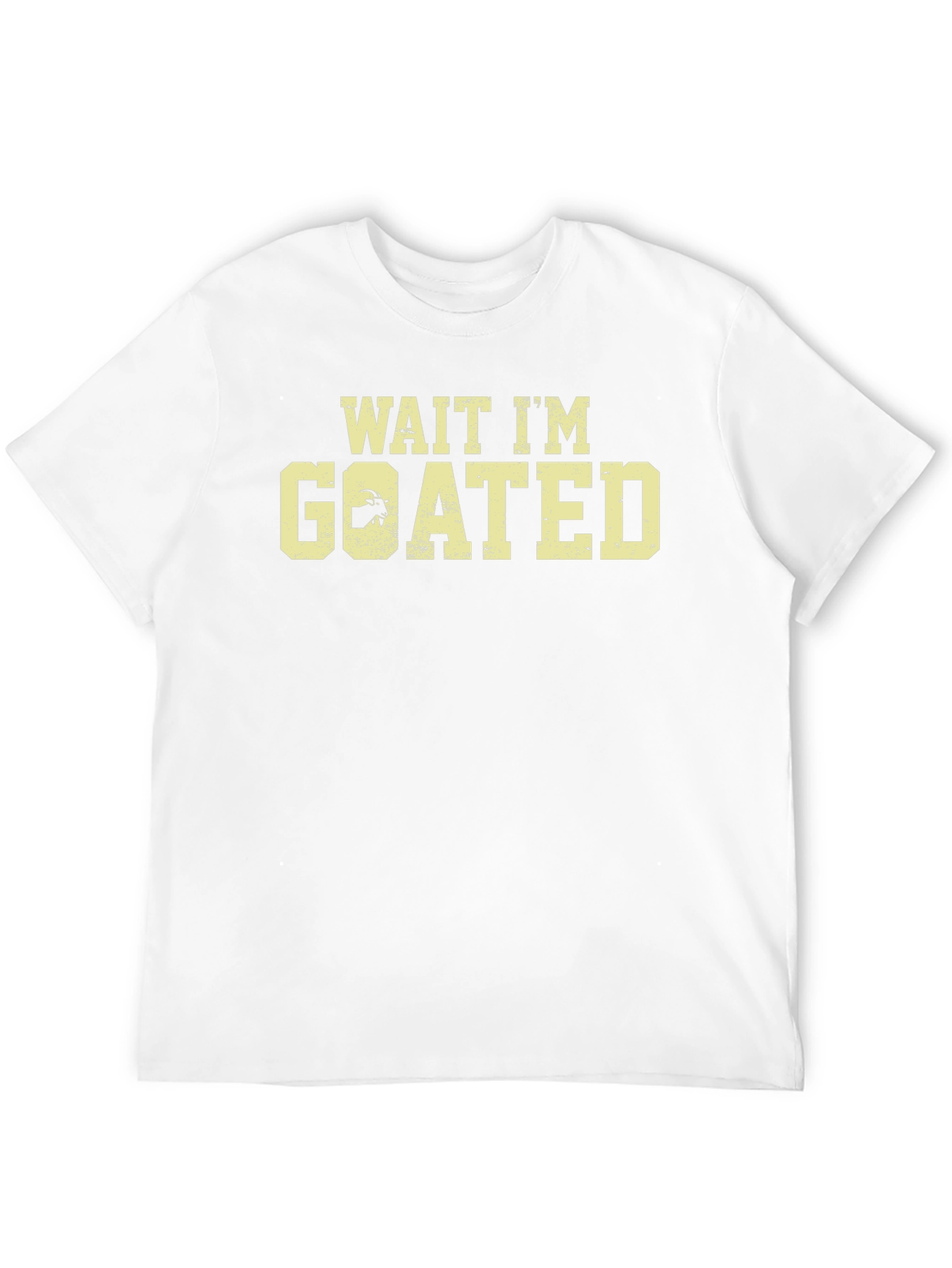 Wait Im Goated Black Graphic Tee