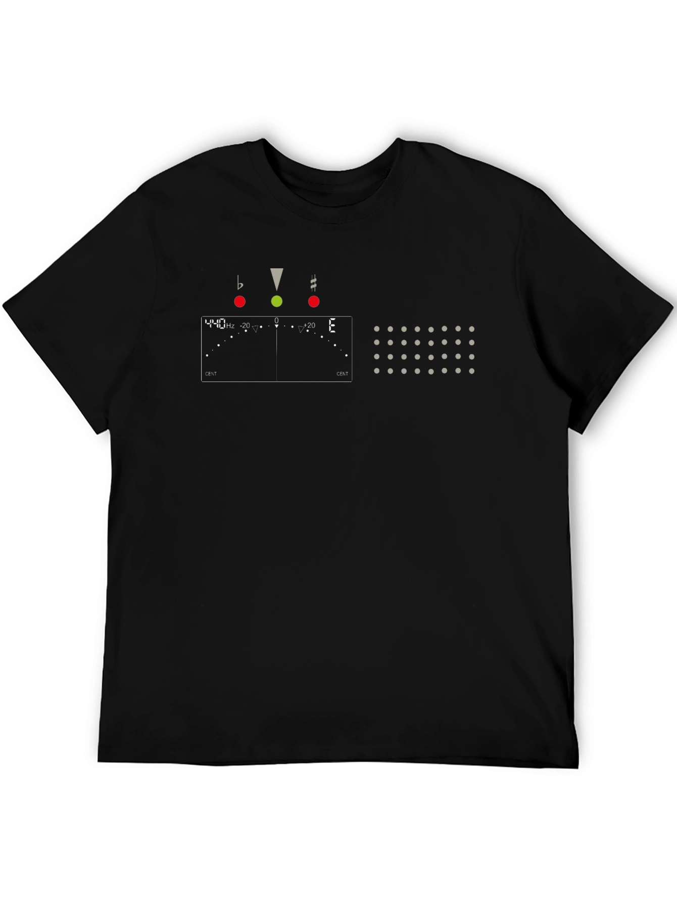 Musicians Tuner Graphic T-Shirt - Black