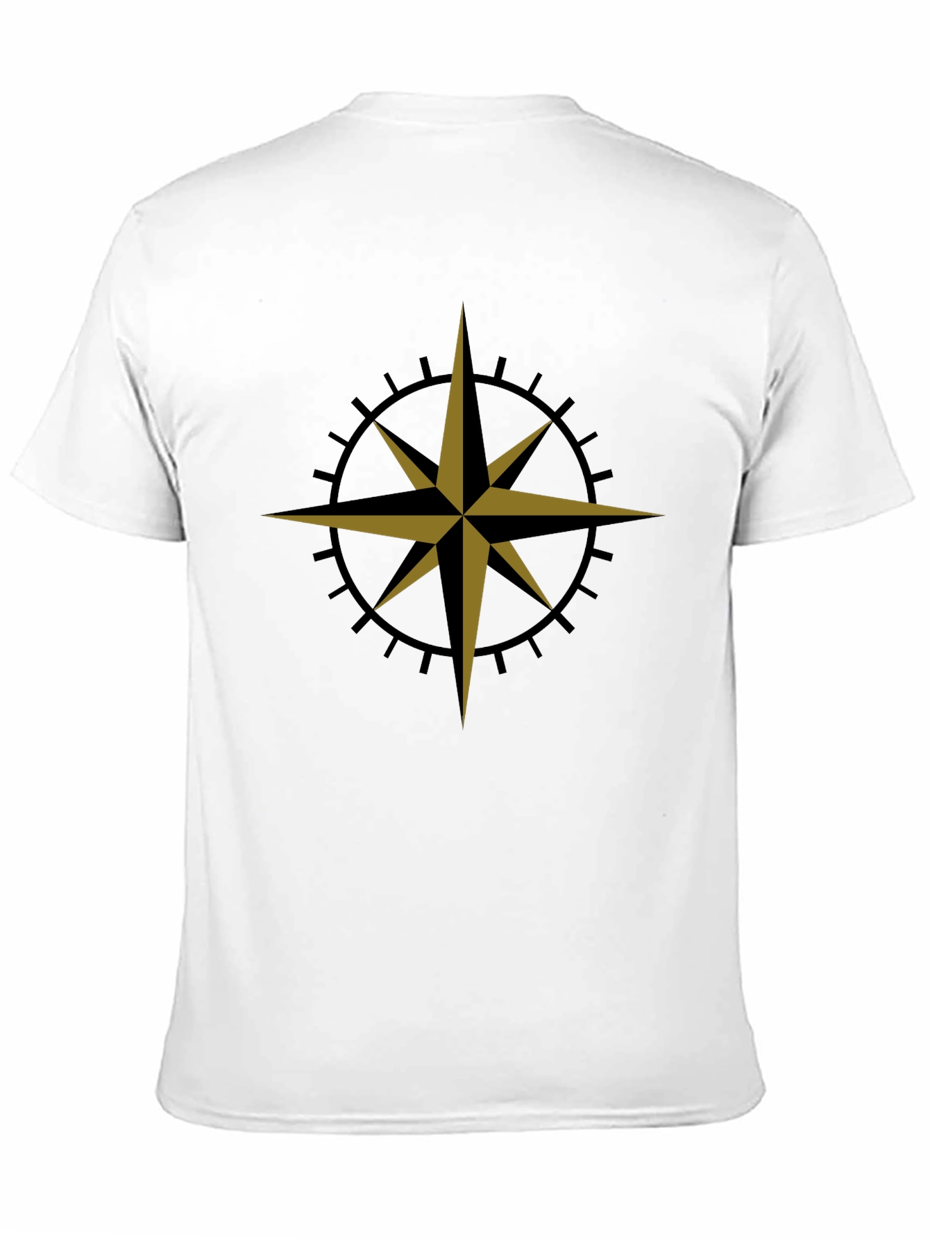 Compass Star Graphic Tee - Black