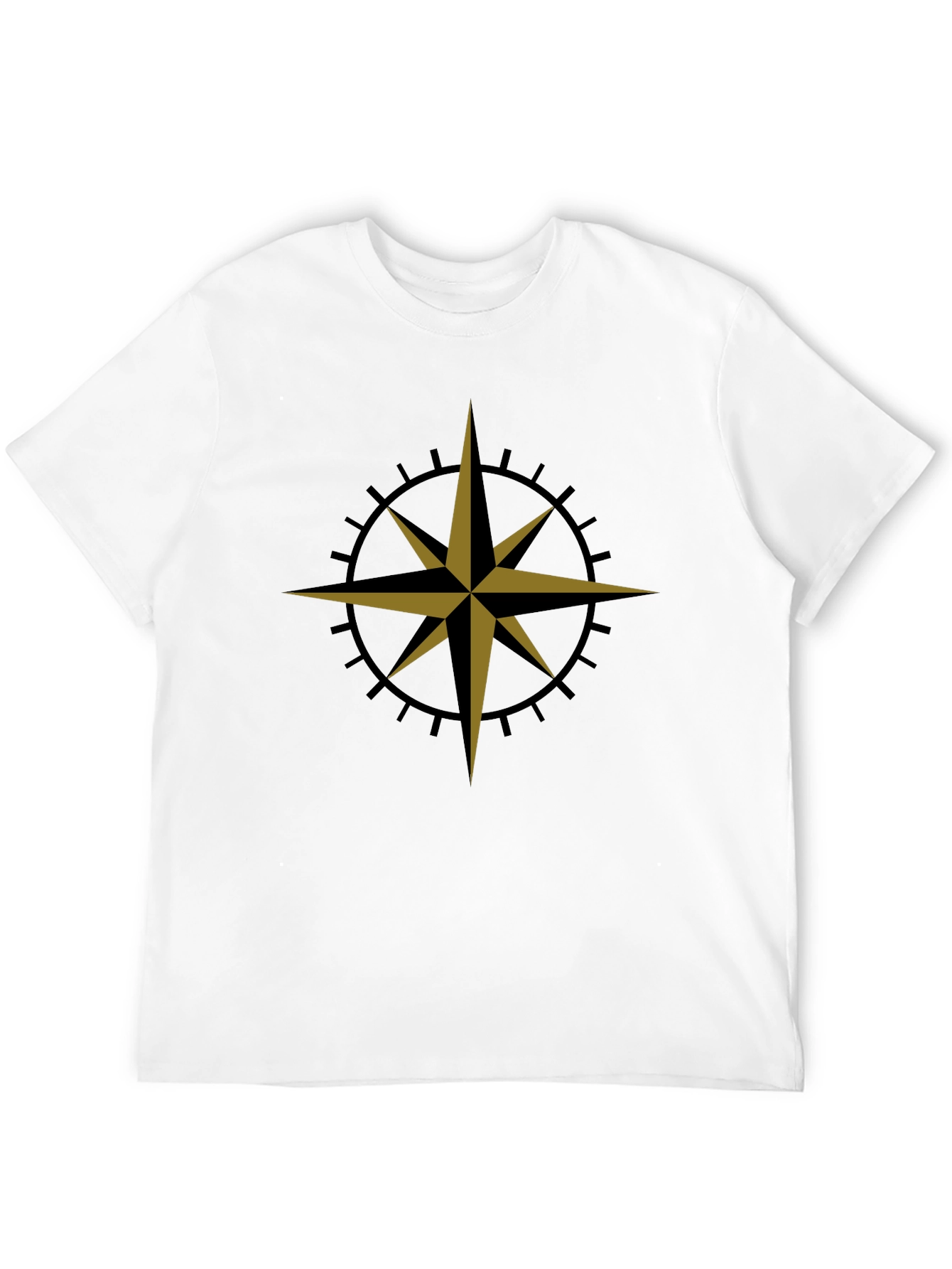 Compass Star Graphic Tee - Black