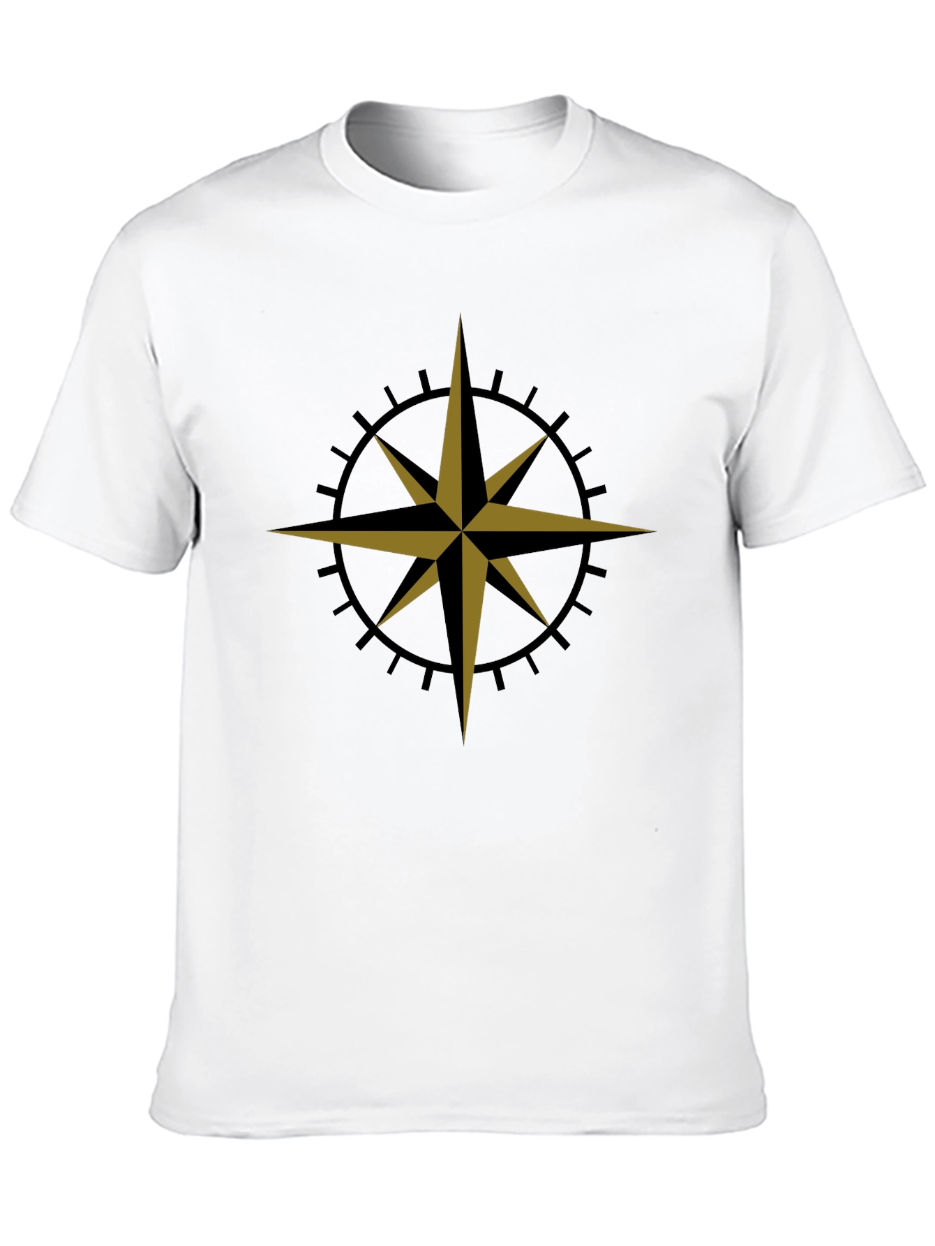 Compass Star Graphic Tee - Black