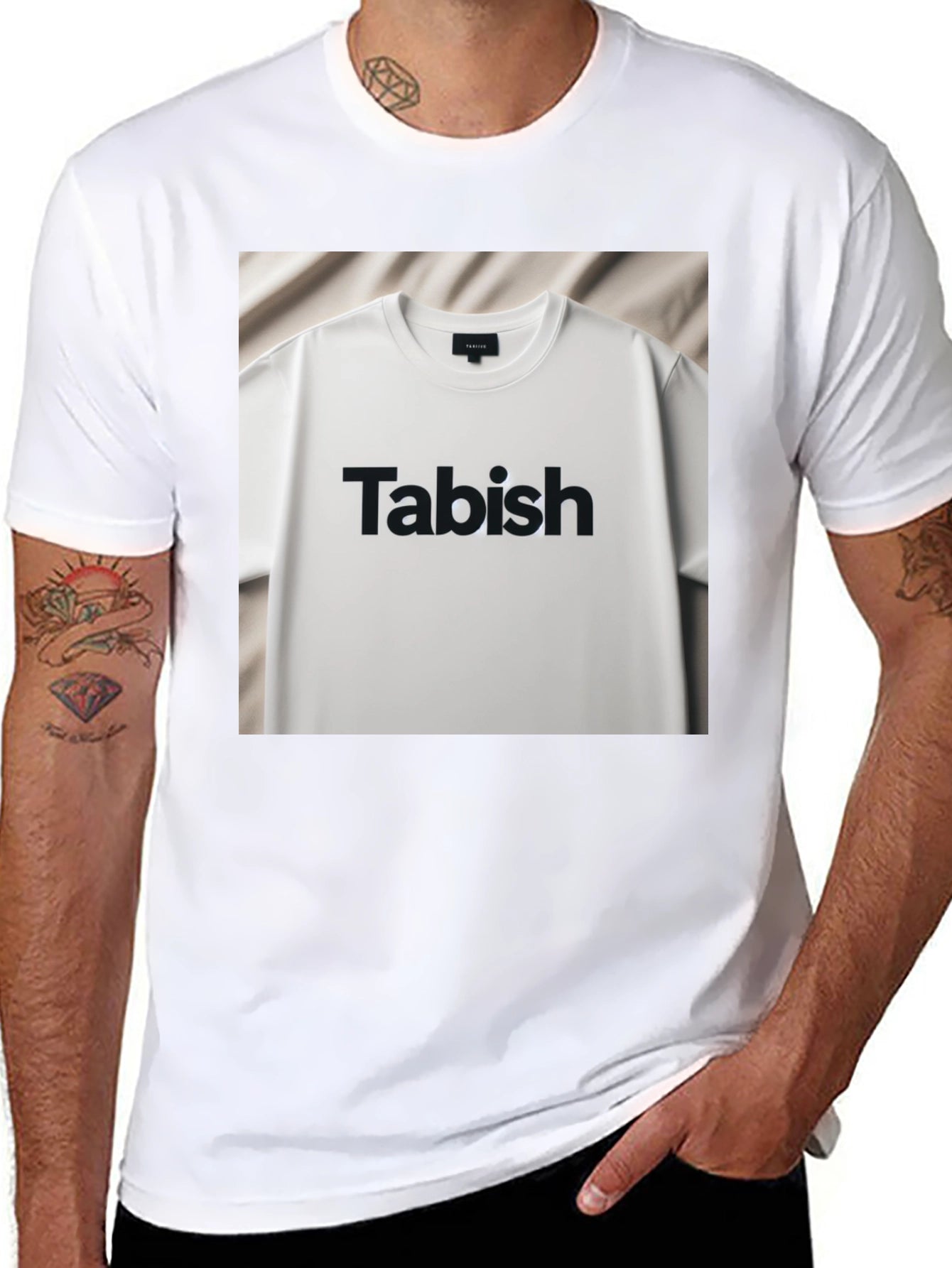 Tabish Graphic Tee - Modern Casual Style