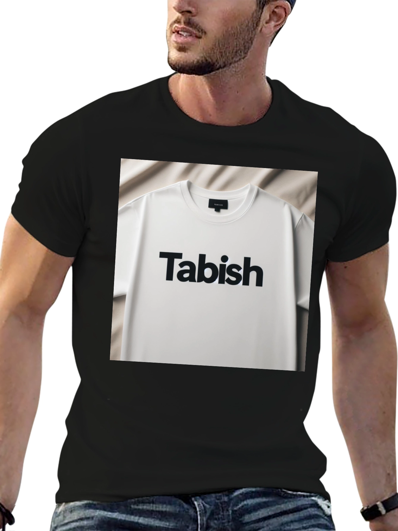 Tabish Graphic Tee - Modern Casual Style