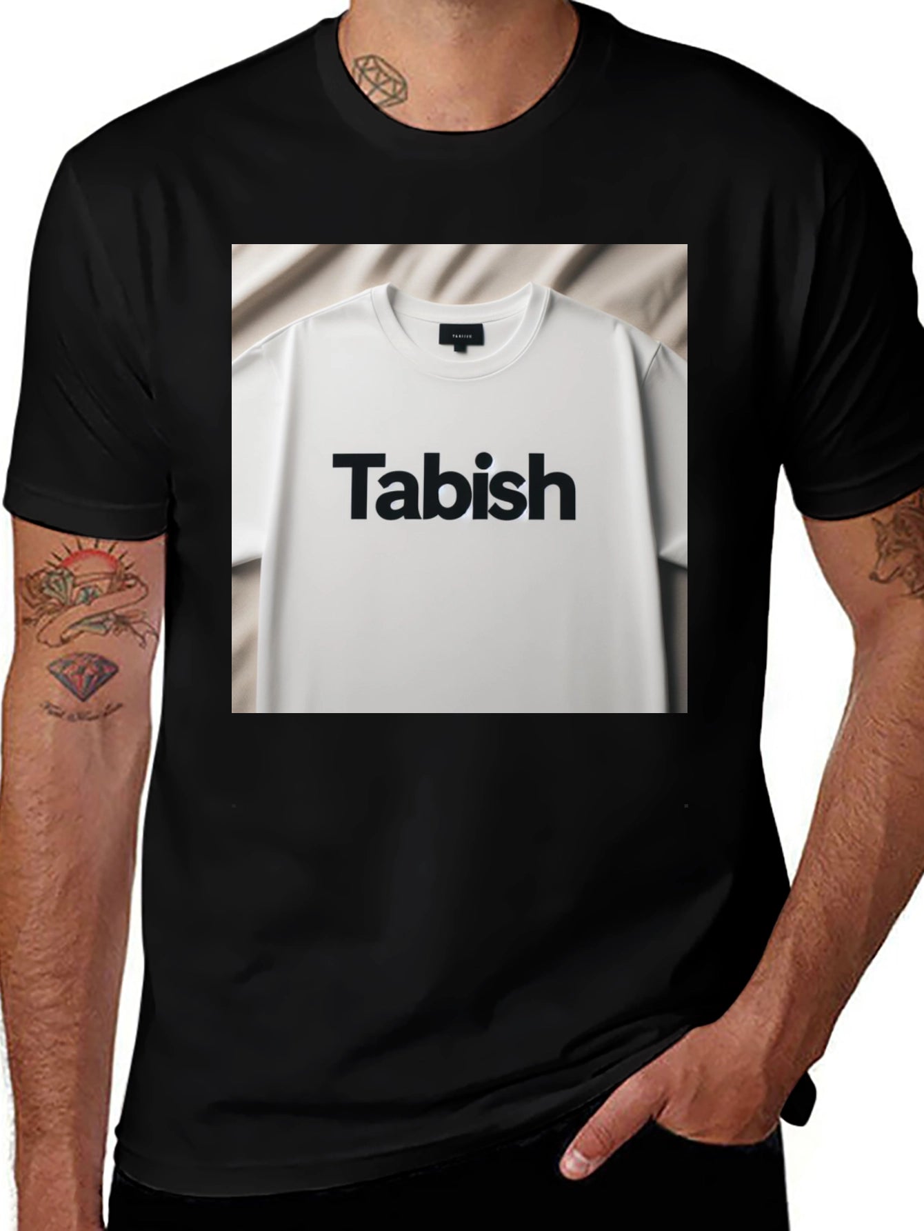 Tabish Graphic Tee - Modern Casual Style