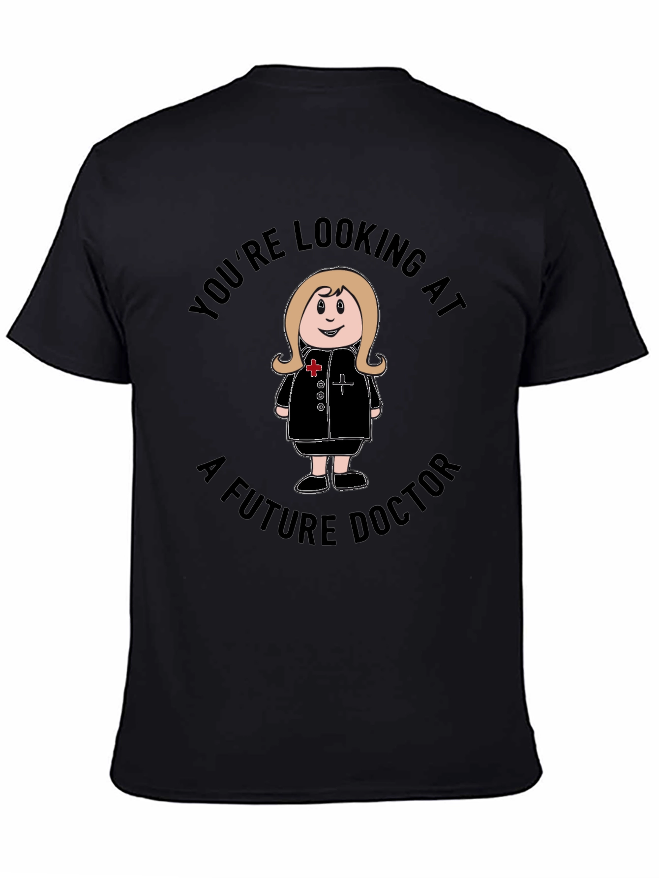 Future Doctor T-Shirt - Cartoon Nurse Graphic Tee