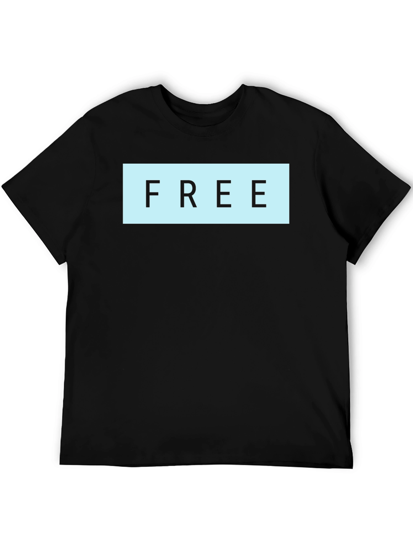 Mens Black T-Shirt with FREE Graphic