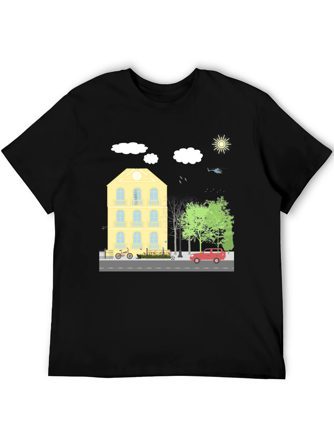 Cityscape T-Shirt: Stylish Urban Graphic Tee
