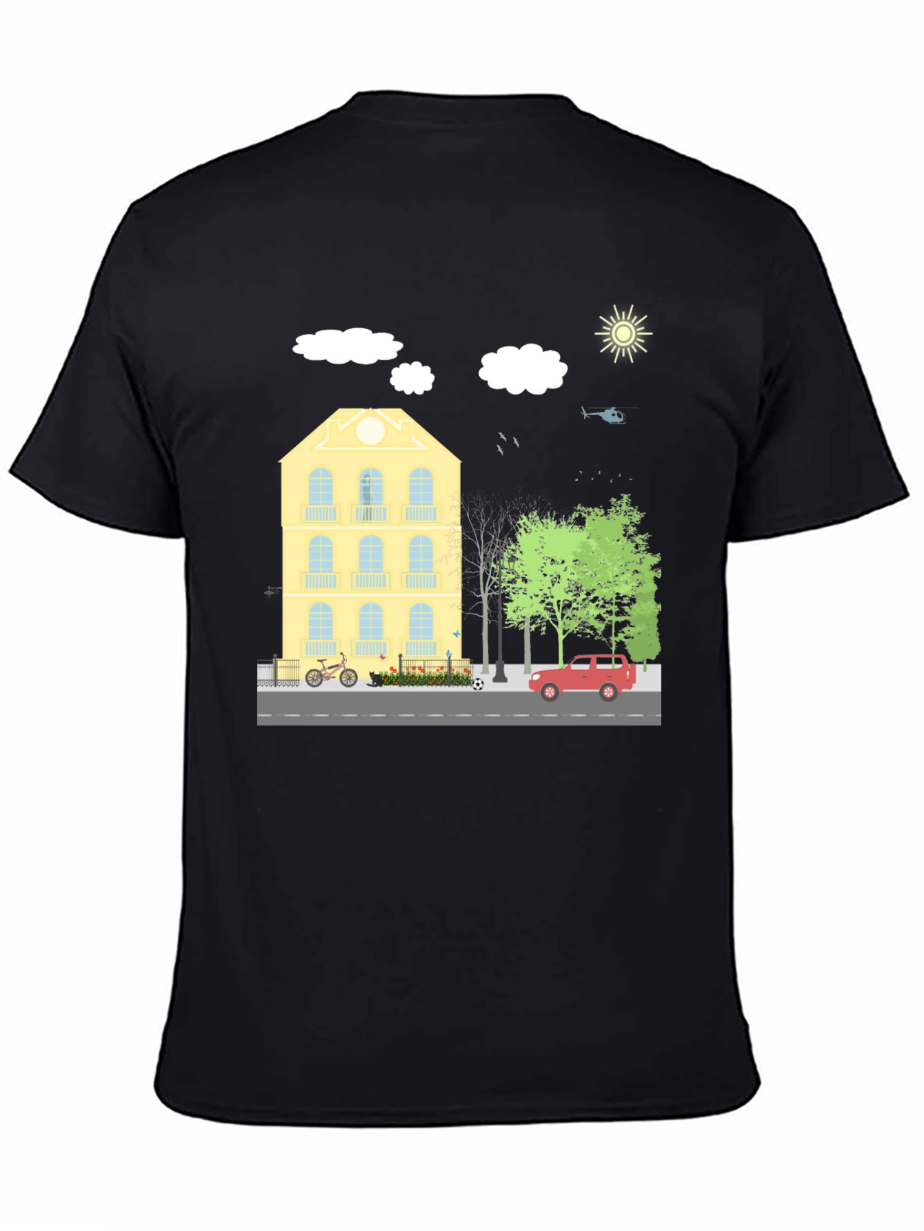 Cityscape T-Shirt: Stylish Urban Graphic Tee
