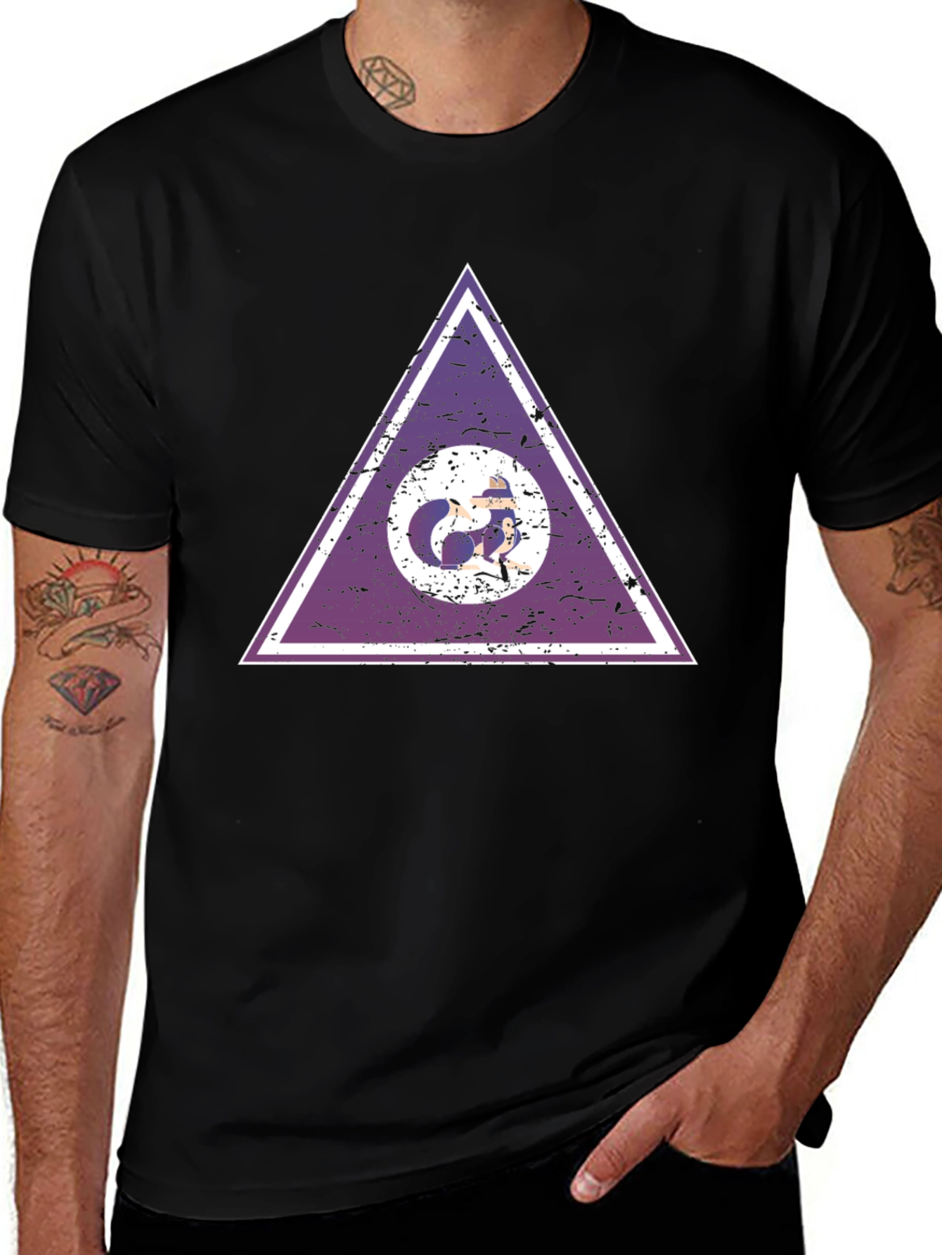 Geometric Fox T-Shirt - Stylish Graphic Tee