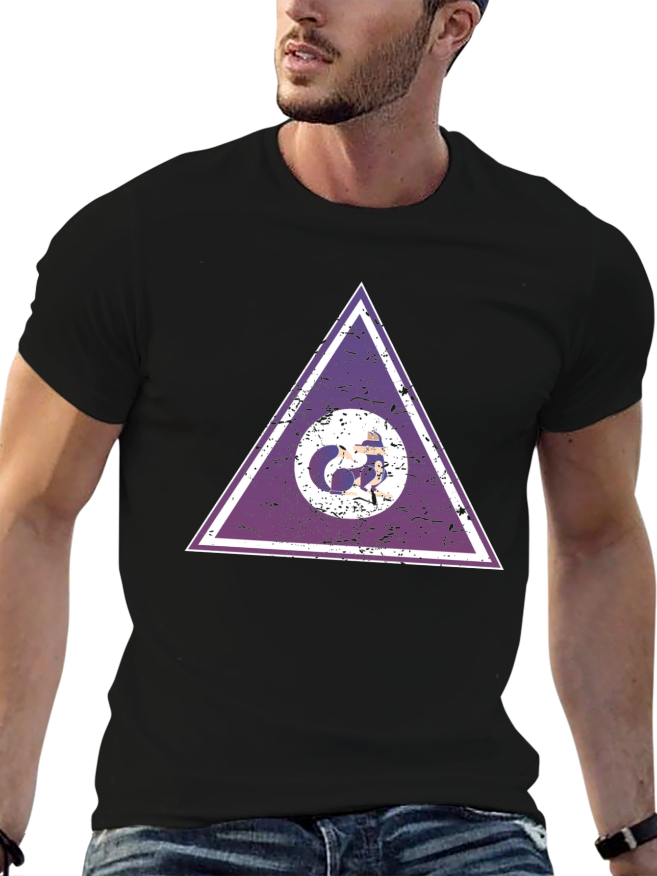 Geometric Fox T-Shirt - Stylish Graphic Tee