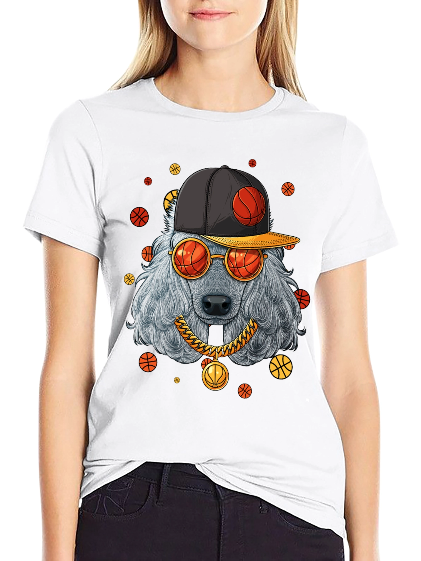 Cool Dog Basketball T-Shirt