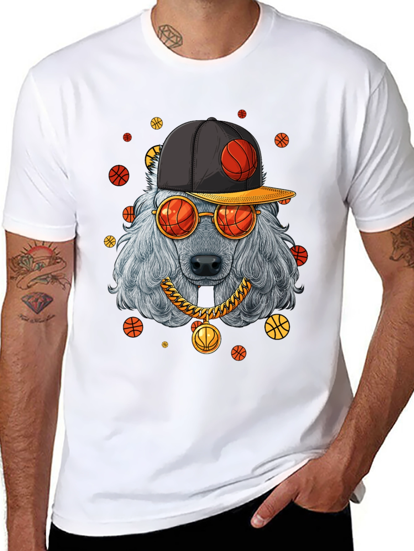 Cool Dog Basketball T-Shirt