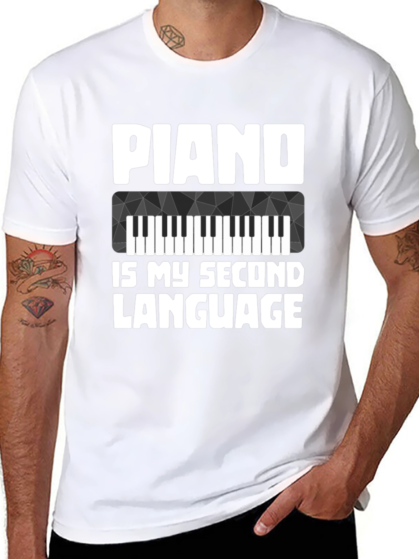 Piano Is My Second Language T-Shirt