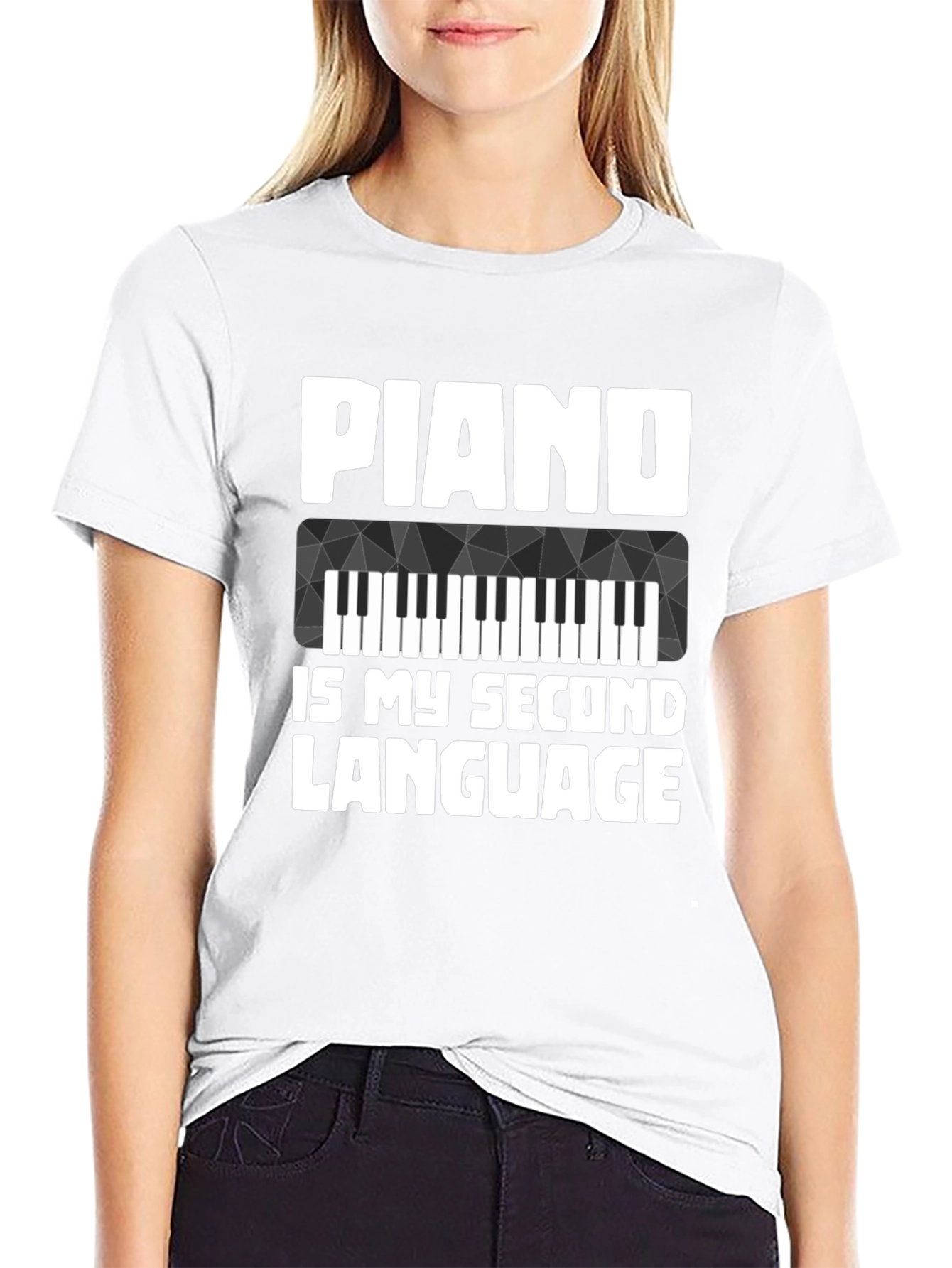 Piano Is My Second Language T-Shirt