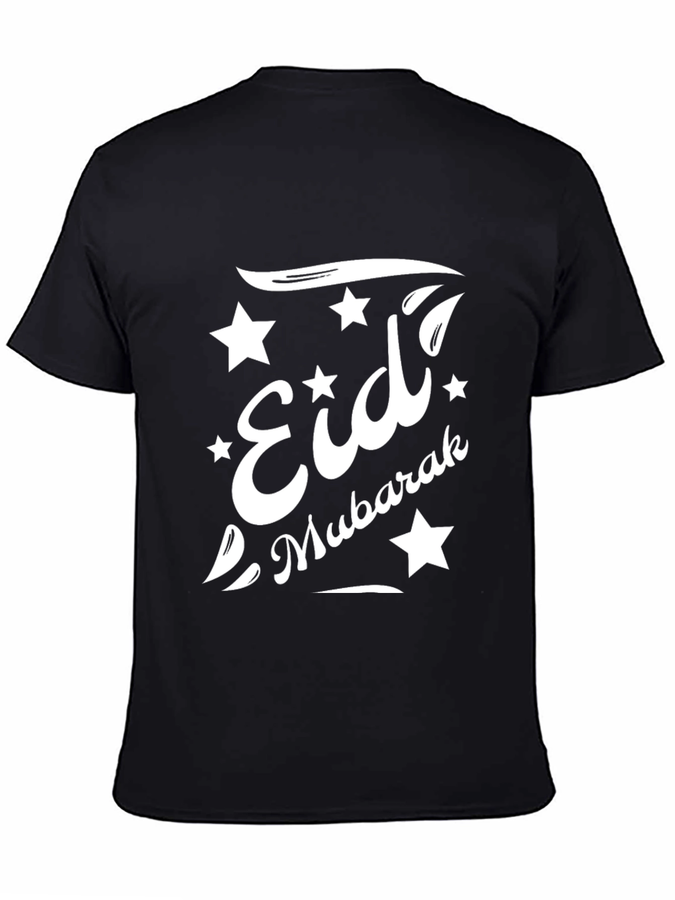 Eid Mubarak Black T-Shirt