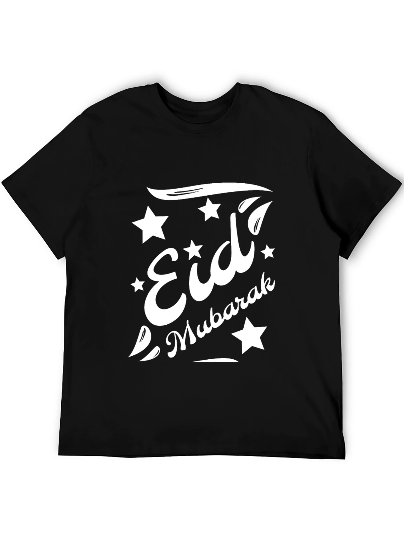 Eid Mubarak Black T-Shirt