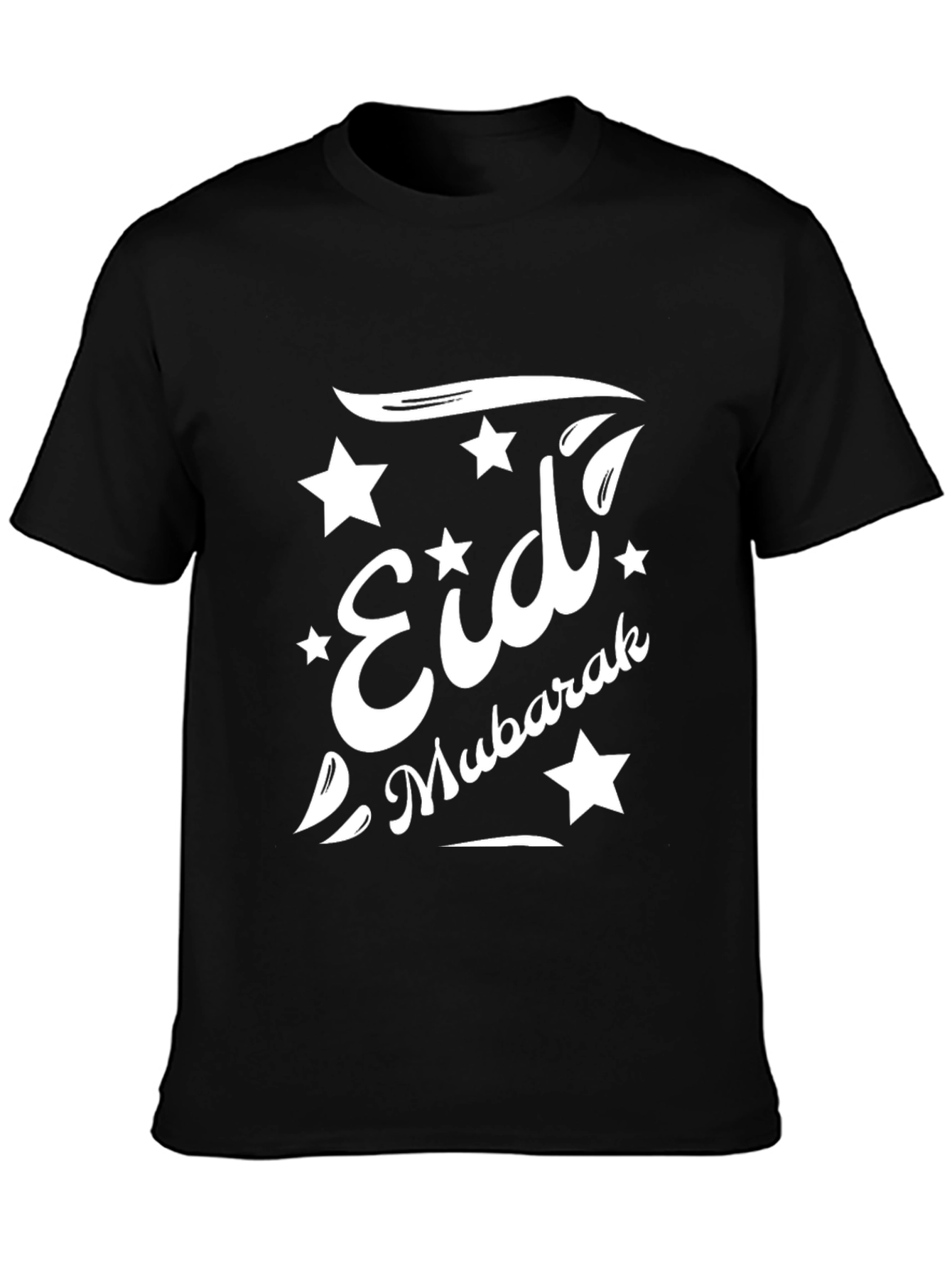 Eid Mubarak Black T-Shirt