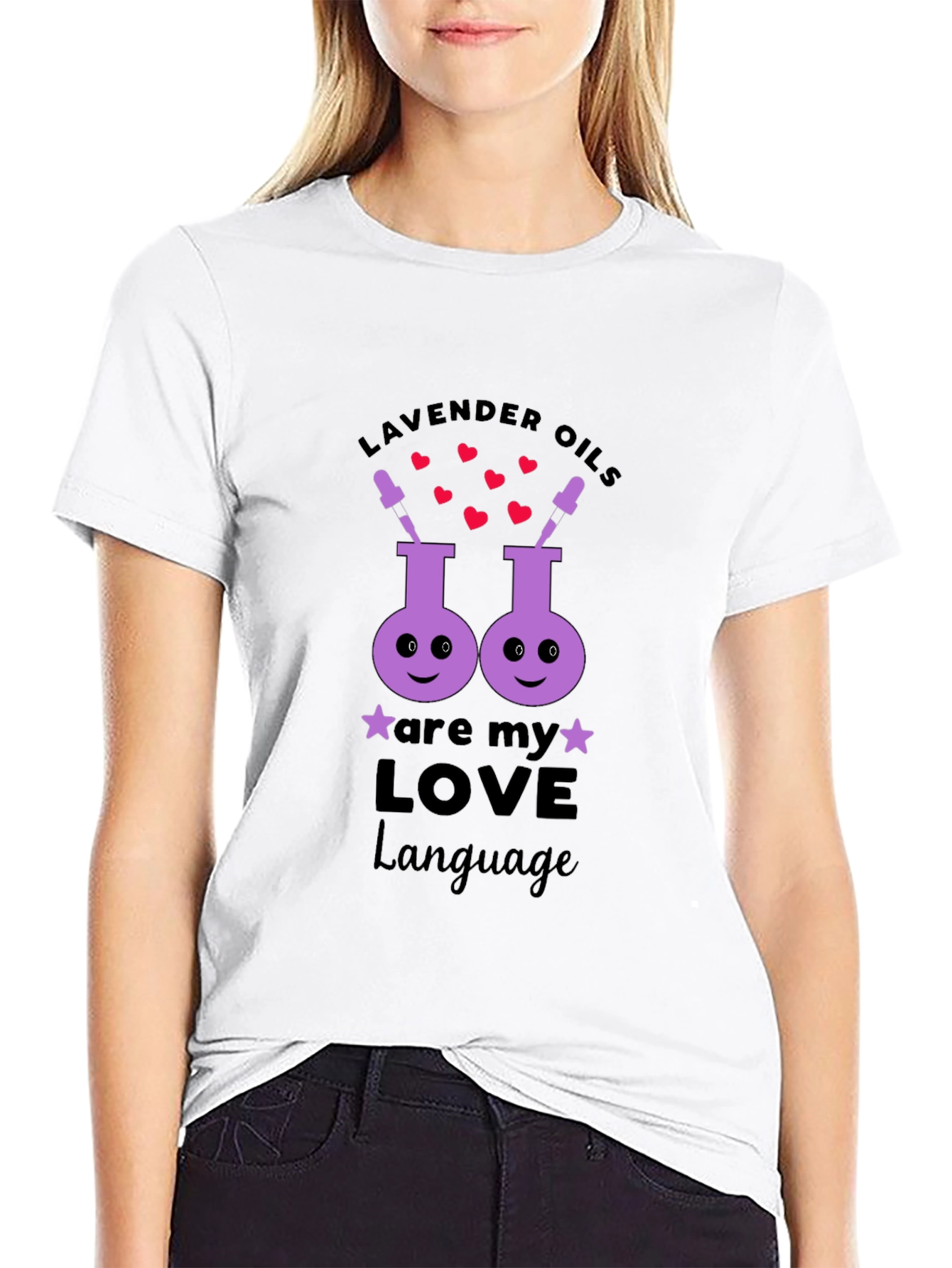 Lavender Oils Love Language T-Shirt