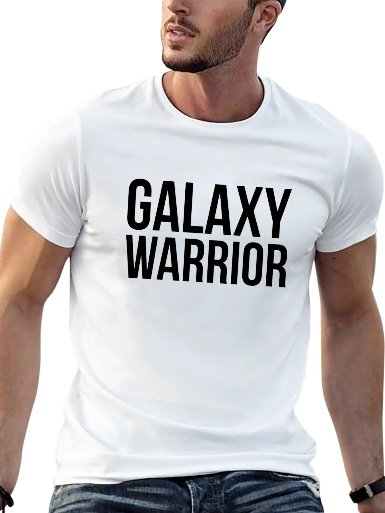 Galaxy Warrior Black Graphic Tee