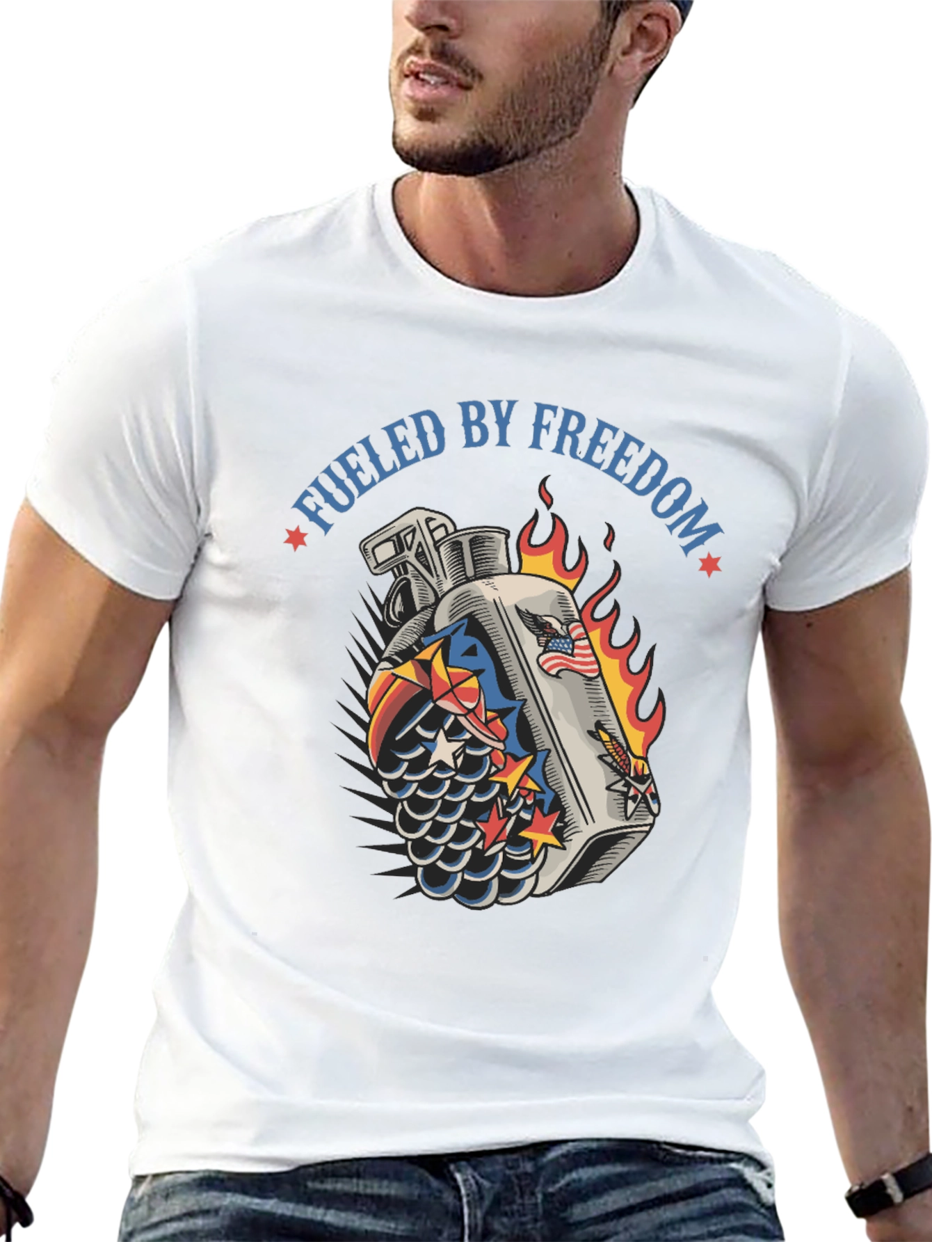 Fueled by Freedom Graphic T-Shirt