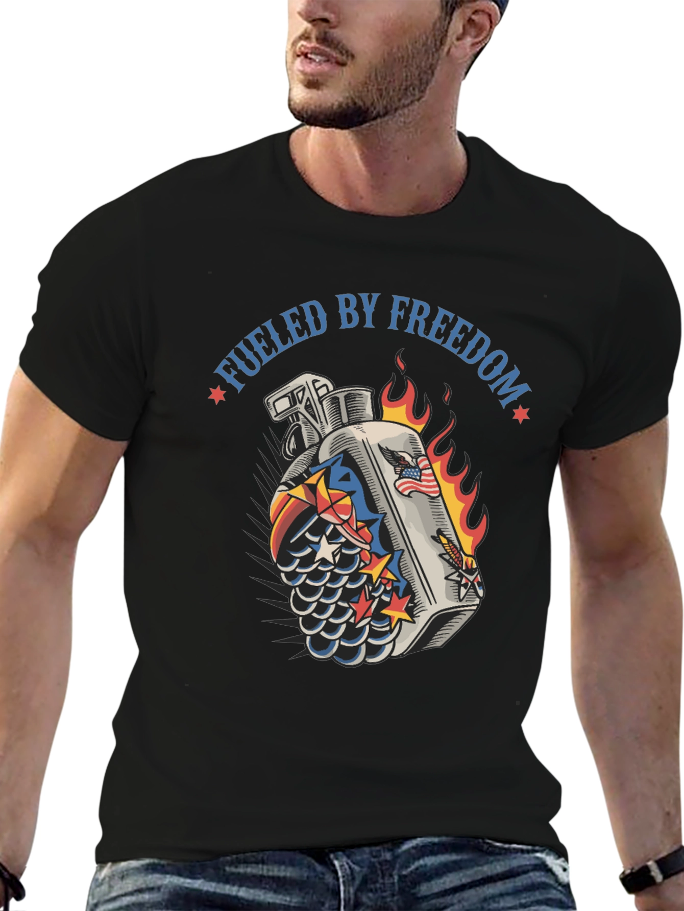 Fueled by Freedom Graphic T-Shirt