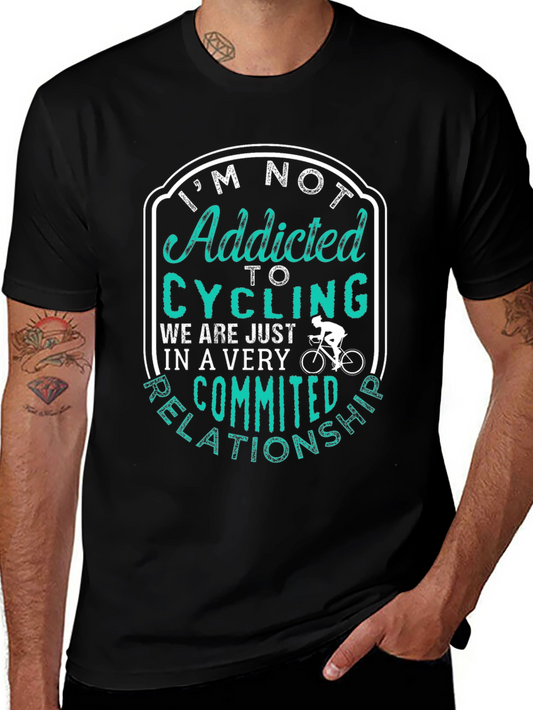 Cycling Addiction T-Shirt - Funny Cyclist Gift Tee