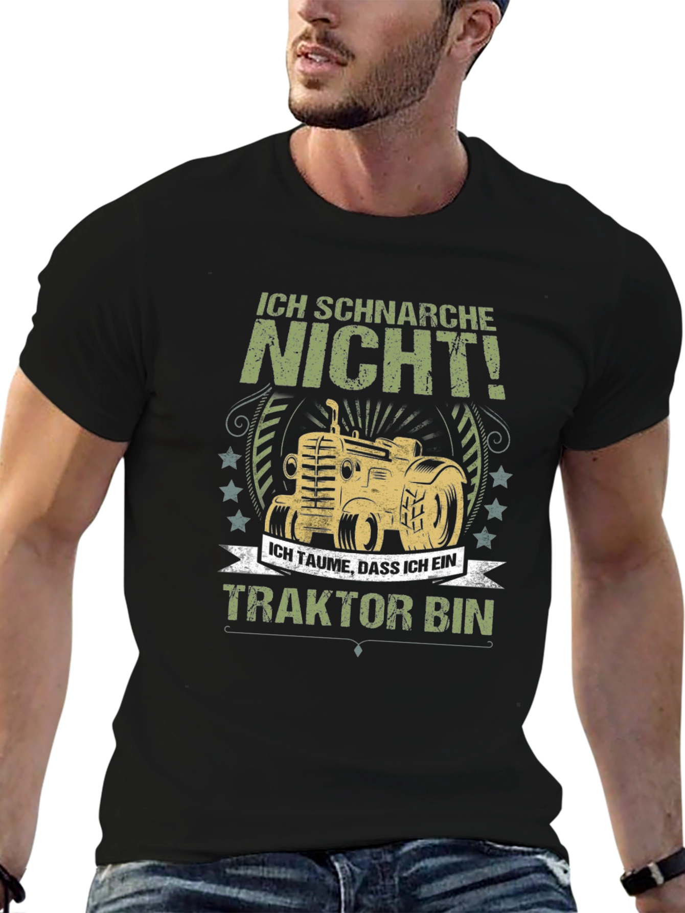 Funny Tractor T-Shirt - I Dont Snore