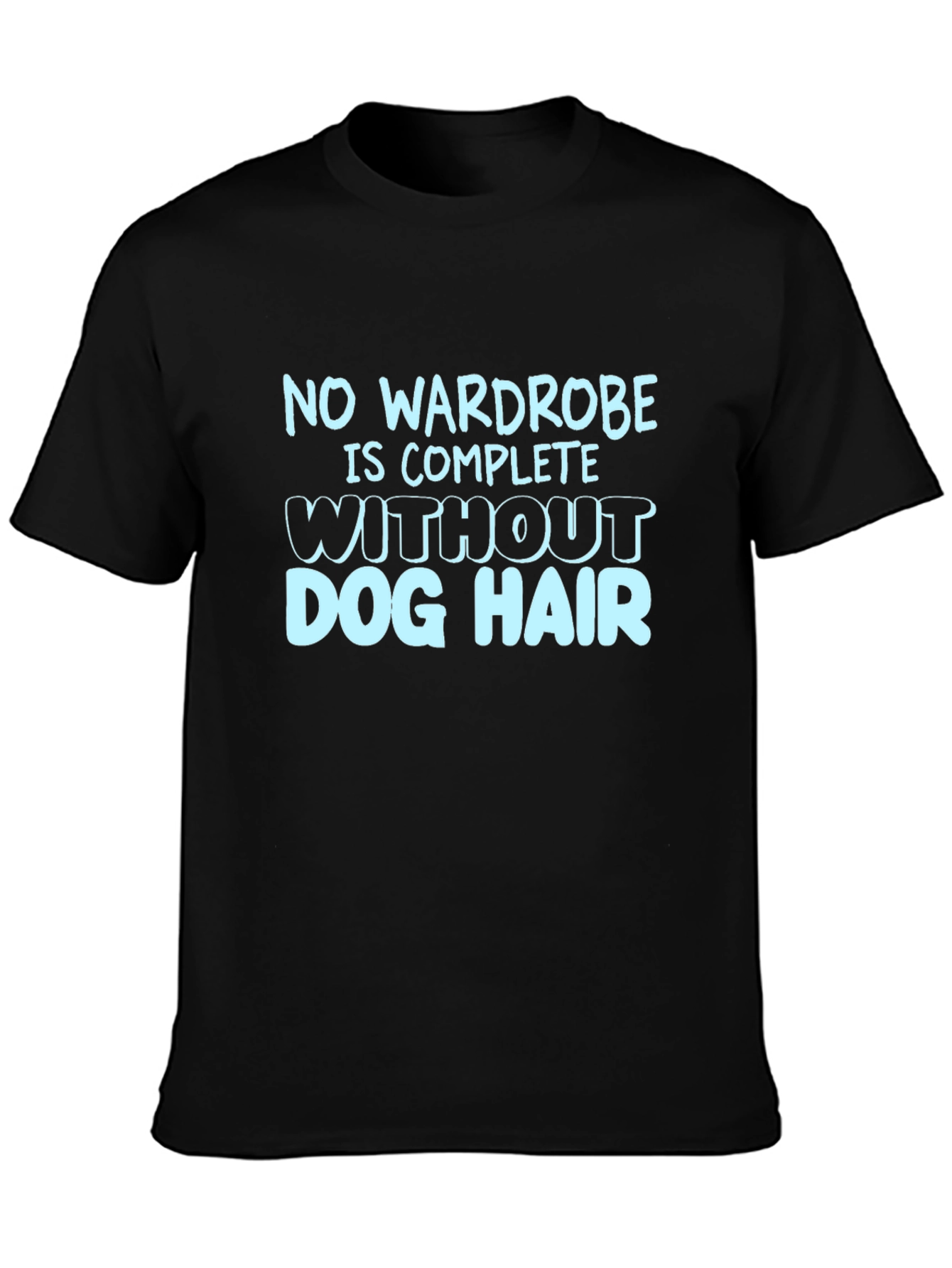 Dog Hair Black T-Shirt