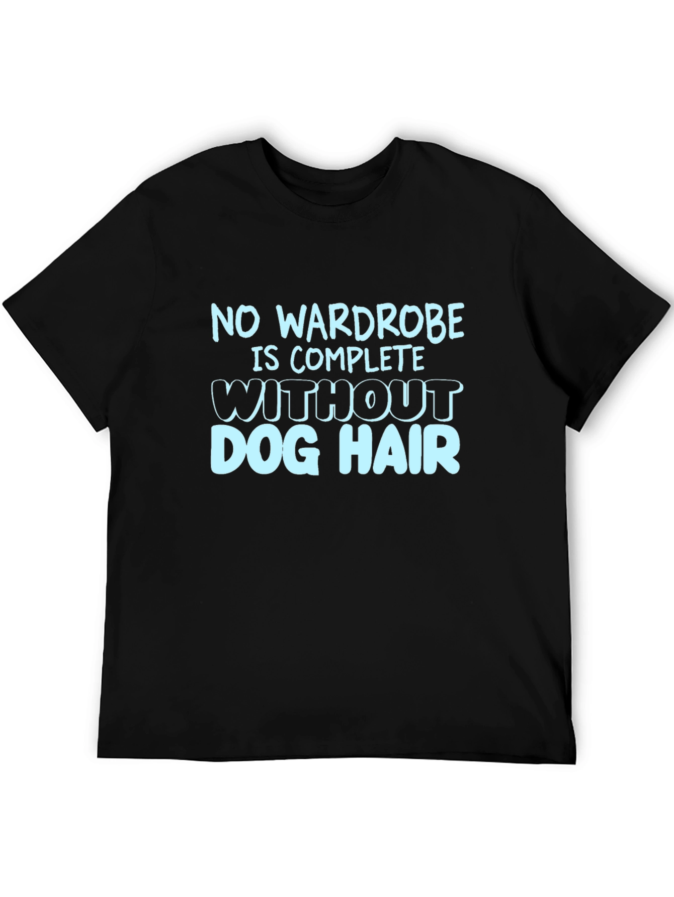 Dog Hair Black T-Shirt
