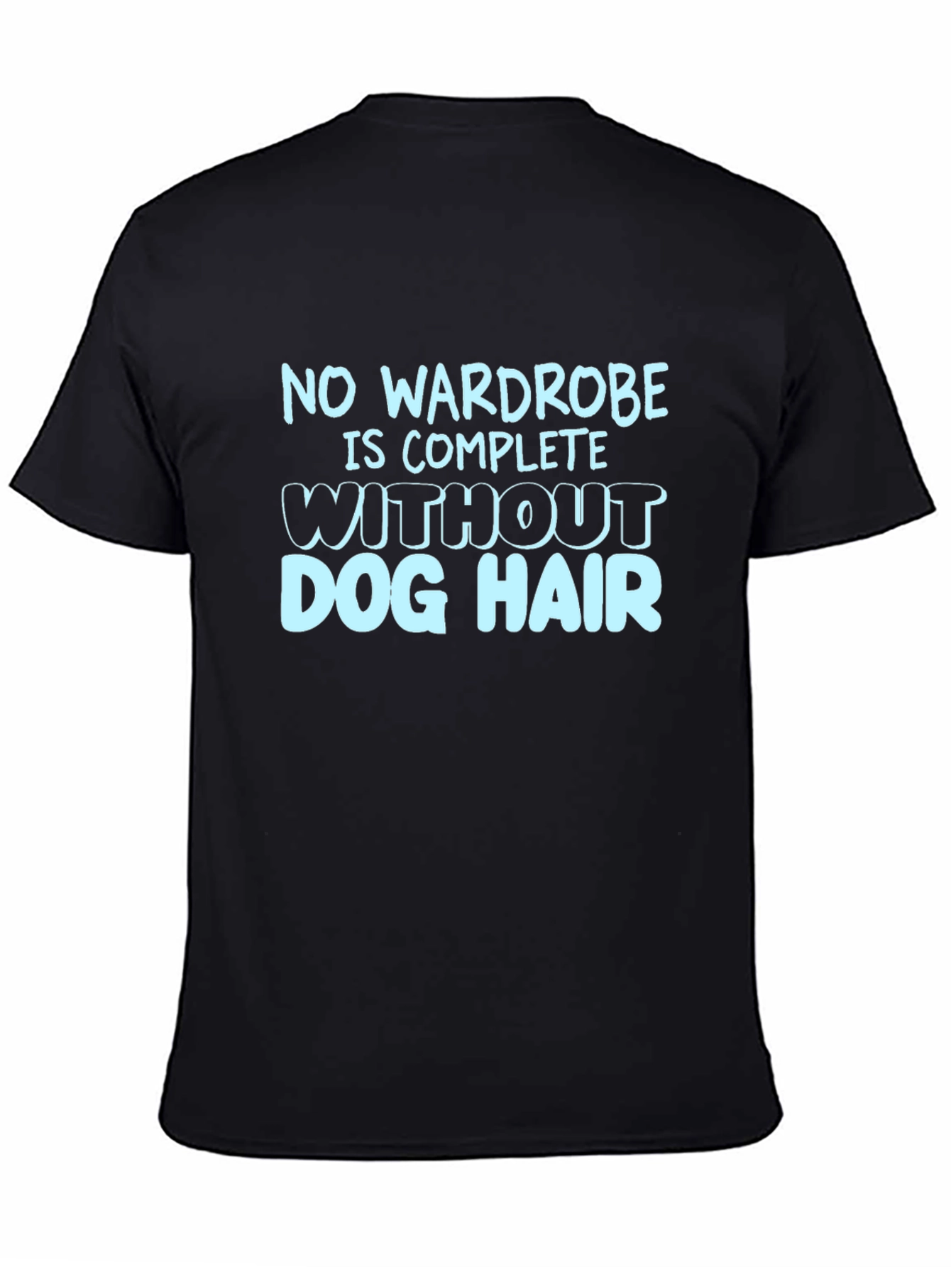 Dog Hair Black T-Shirt