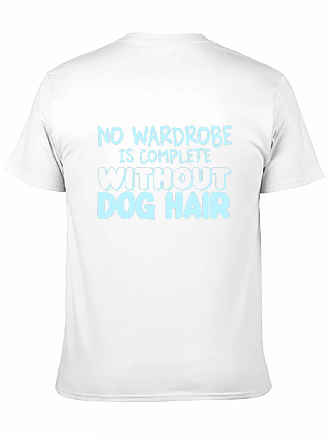 Dog Hair Black T-Shirt