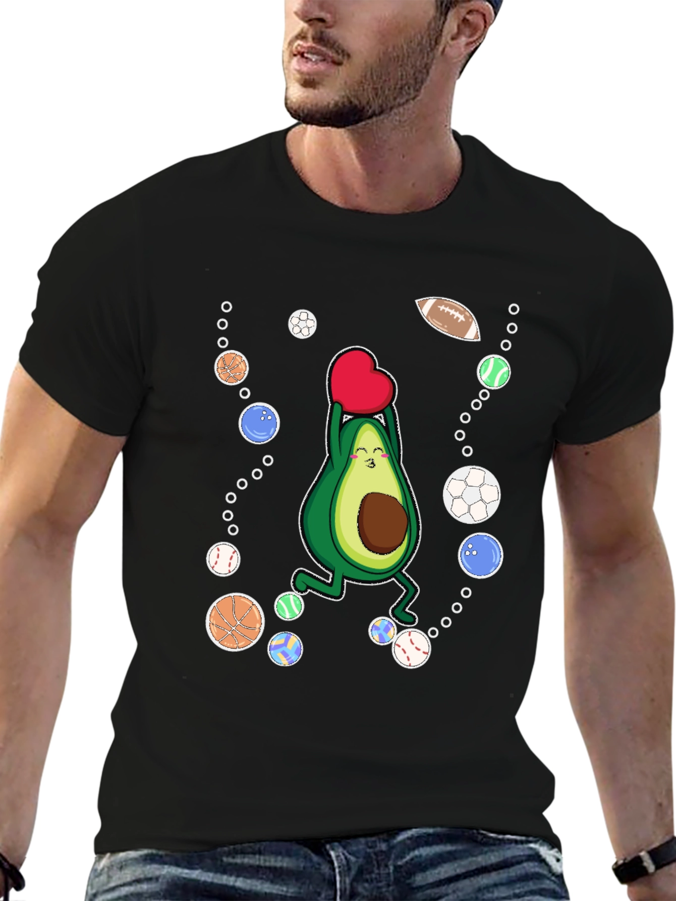 Avocado Sports Lover T-Shirt