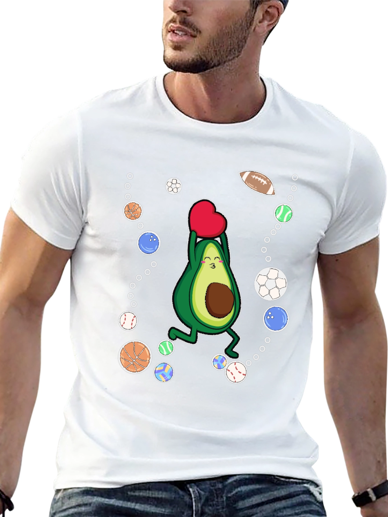 Avocado Sports Lover T-Shirt