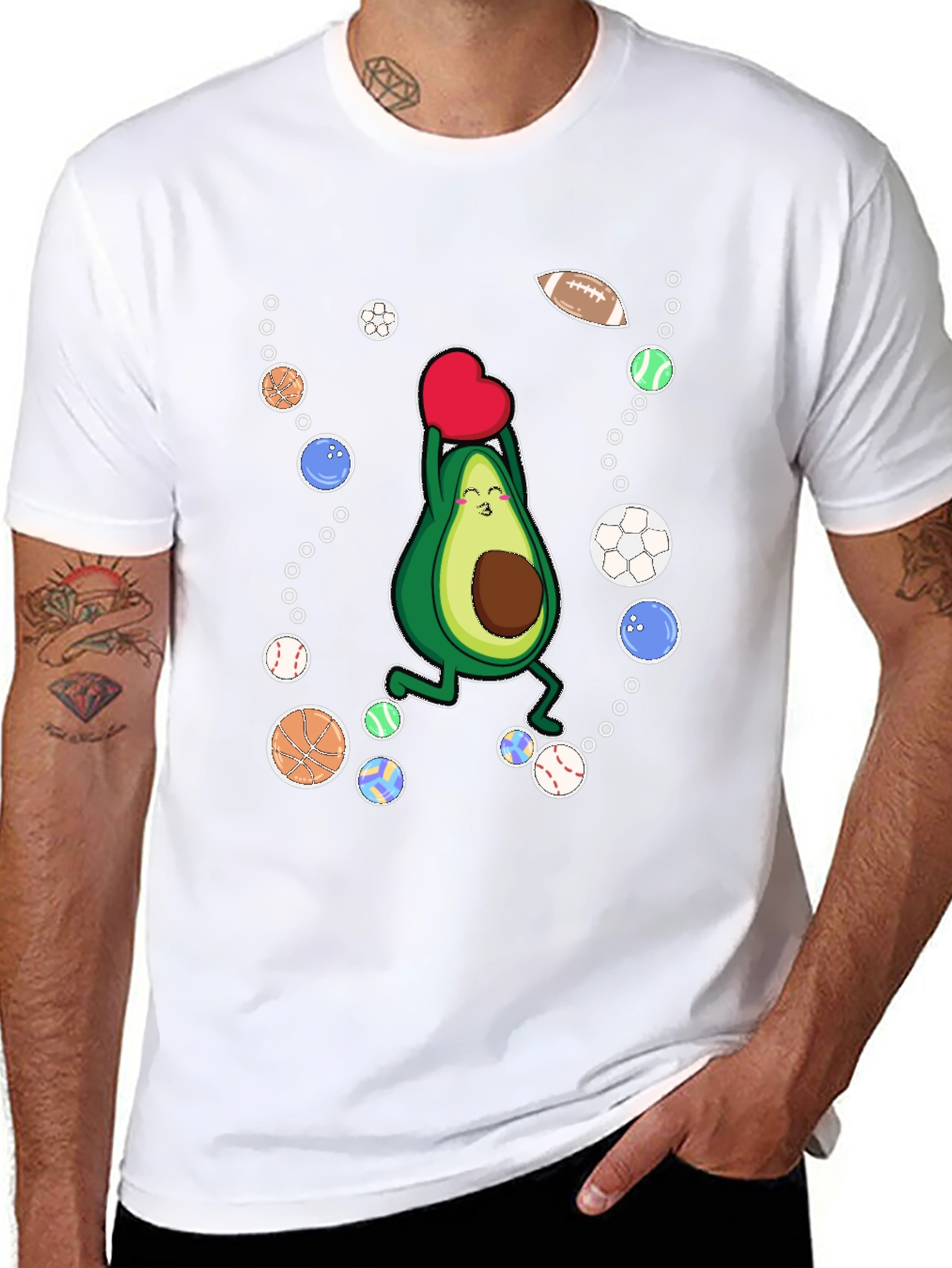 Avocado Sports Lover T-Shirt