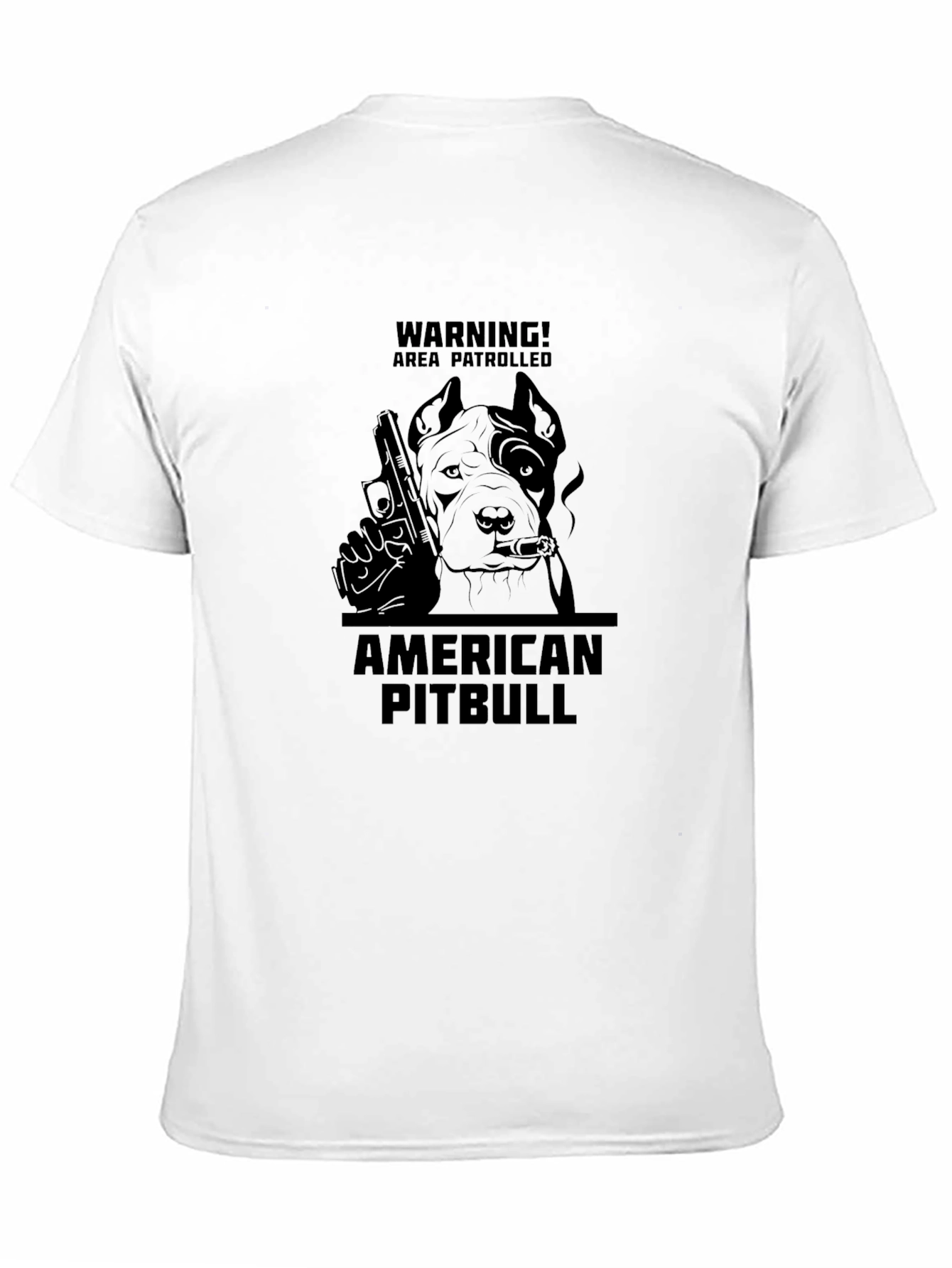 American Pitbull Area Patrolled Graphic T-Shirt
