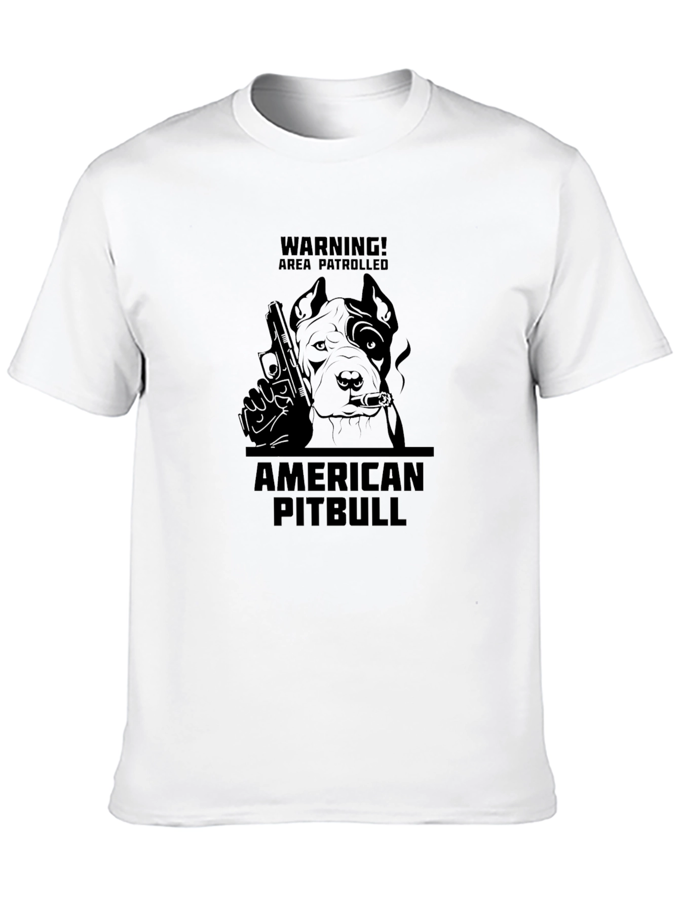 American Pitbull Area Patrolled Graphic T-Shirt