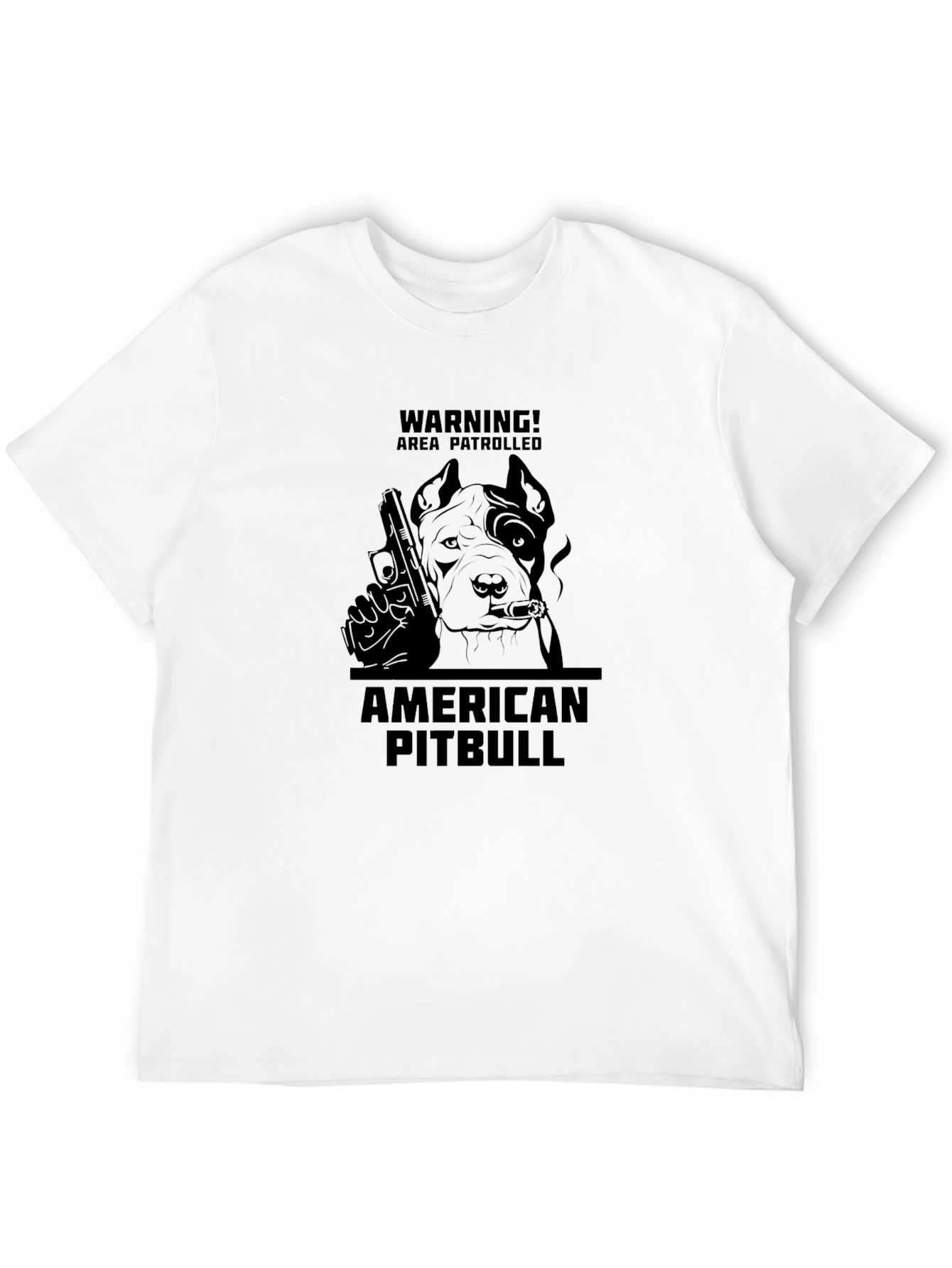 American Pitbull Area Patrolled Graphic T-Shirt
