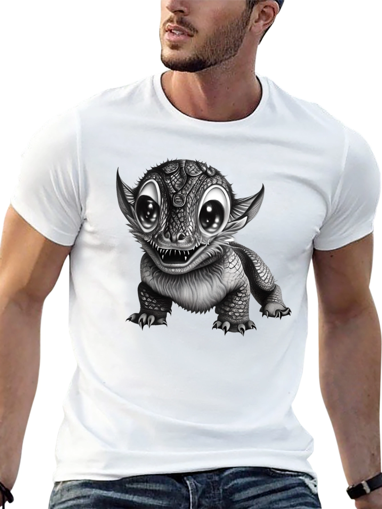 Cute Dragon Graphic T-Shirt
