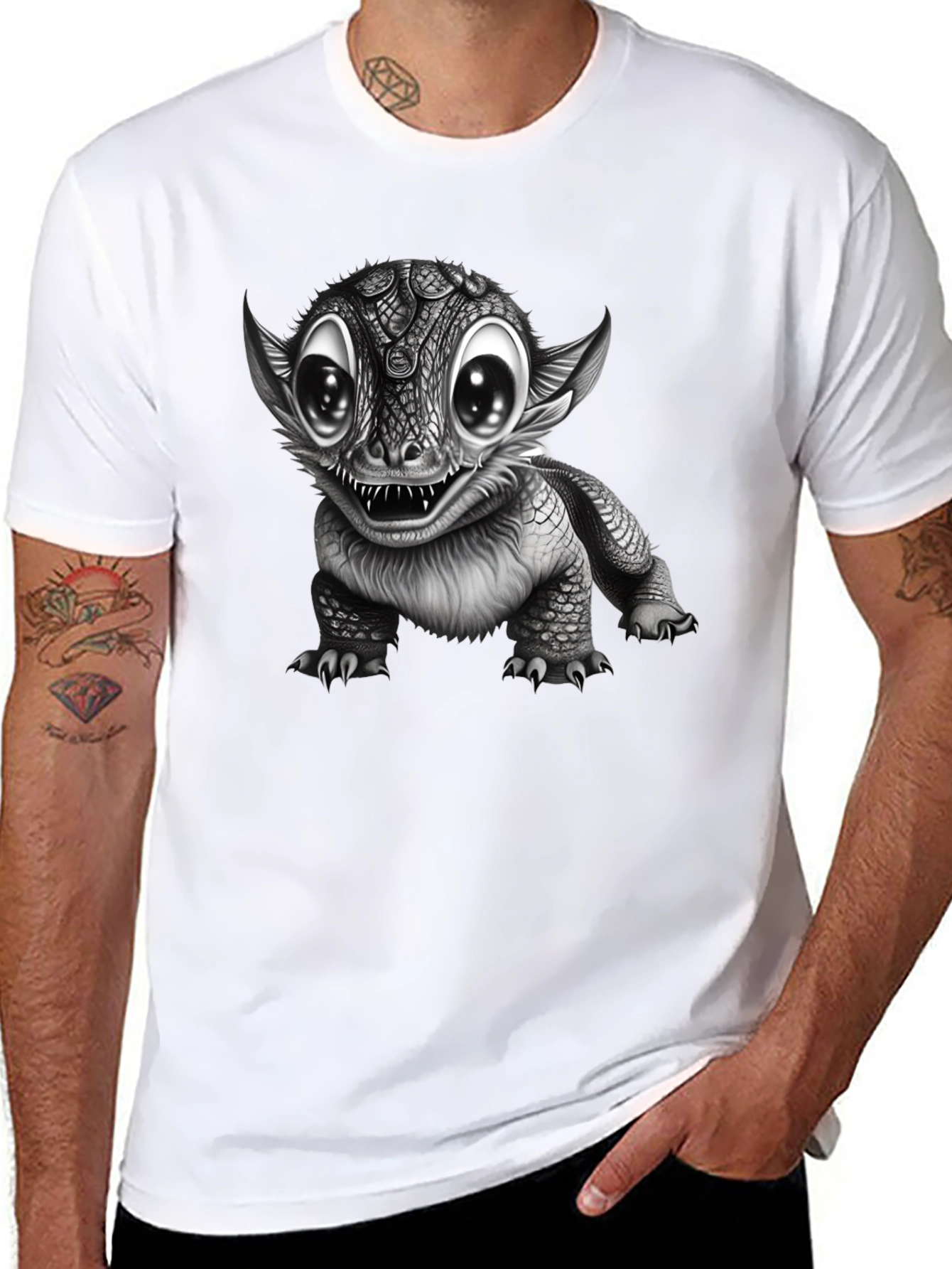 Cute Dragon Graphic T-Shirt