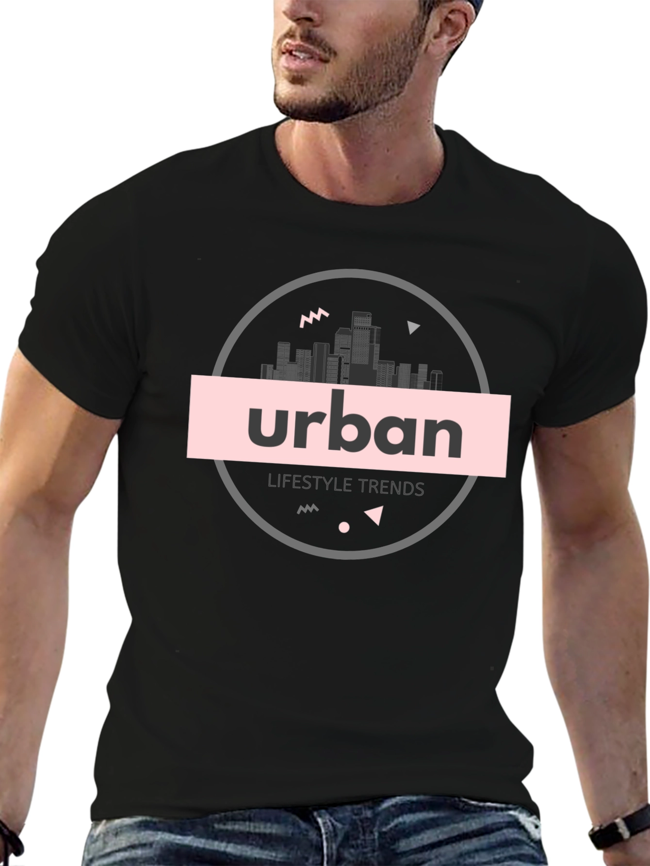Urban Lifestyle Black T-Shirt