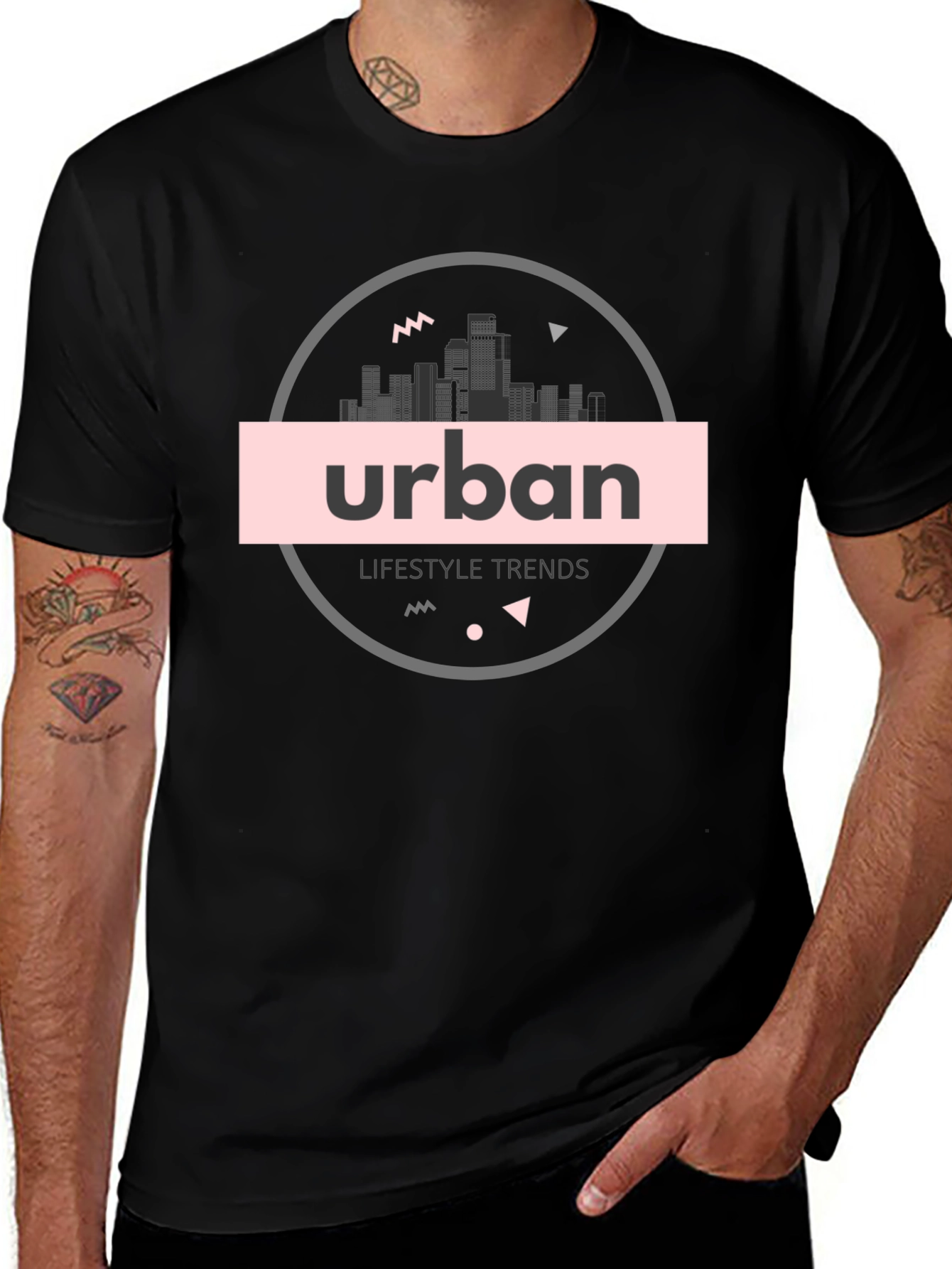 Urban Lifestyle Black T-Shirt