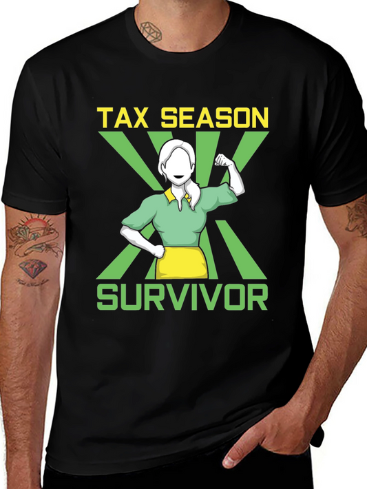 Tax Season Survivor Graphic Tee