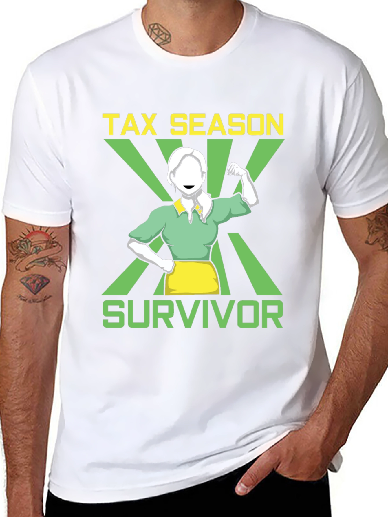 Tax Season Survivor Graphic Tee