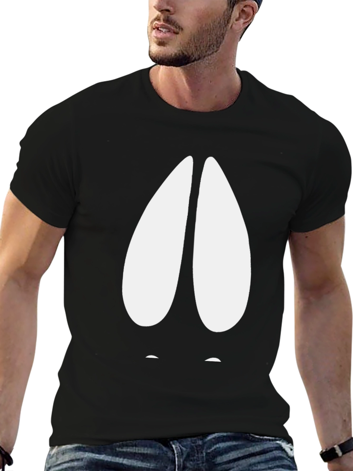 Hoof Print Graphic Tee - Mens Black T-Shirt
