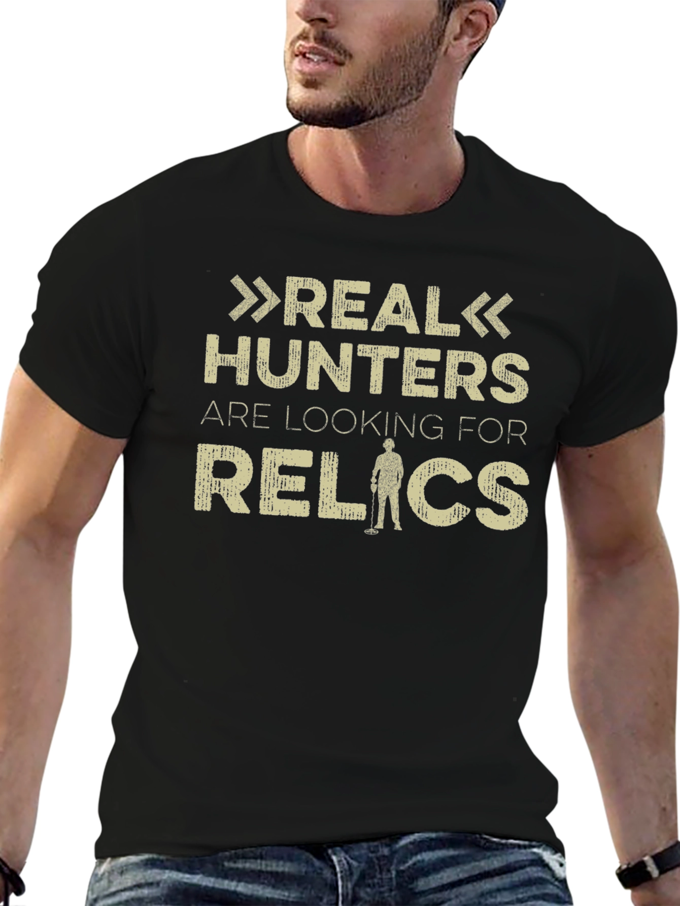 Real Hunters Relics T-Shirt - Metal Detecting Apparel