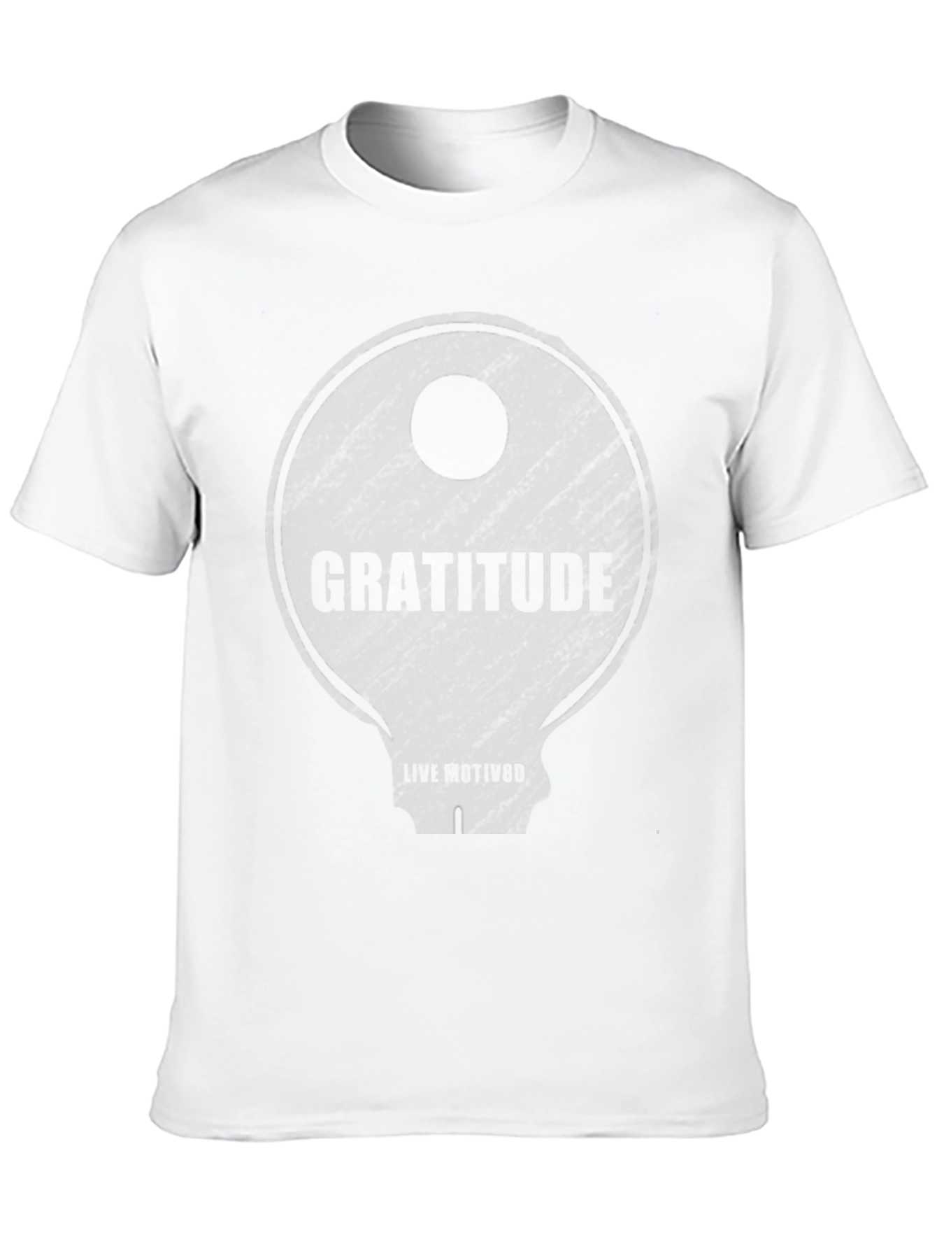Gratitude Graphic Tee - Inspirational Mens Shirt